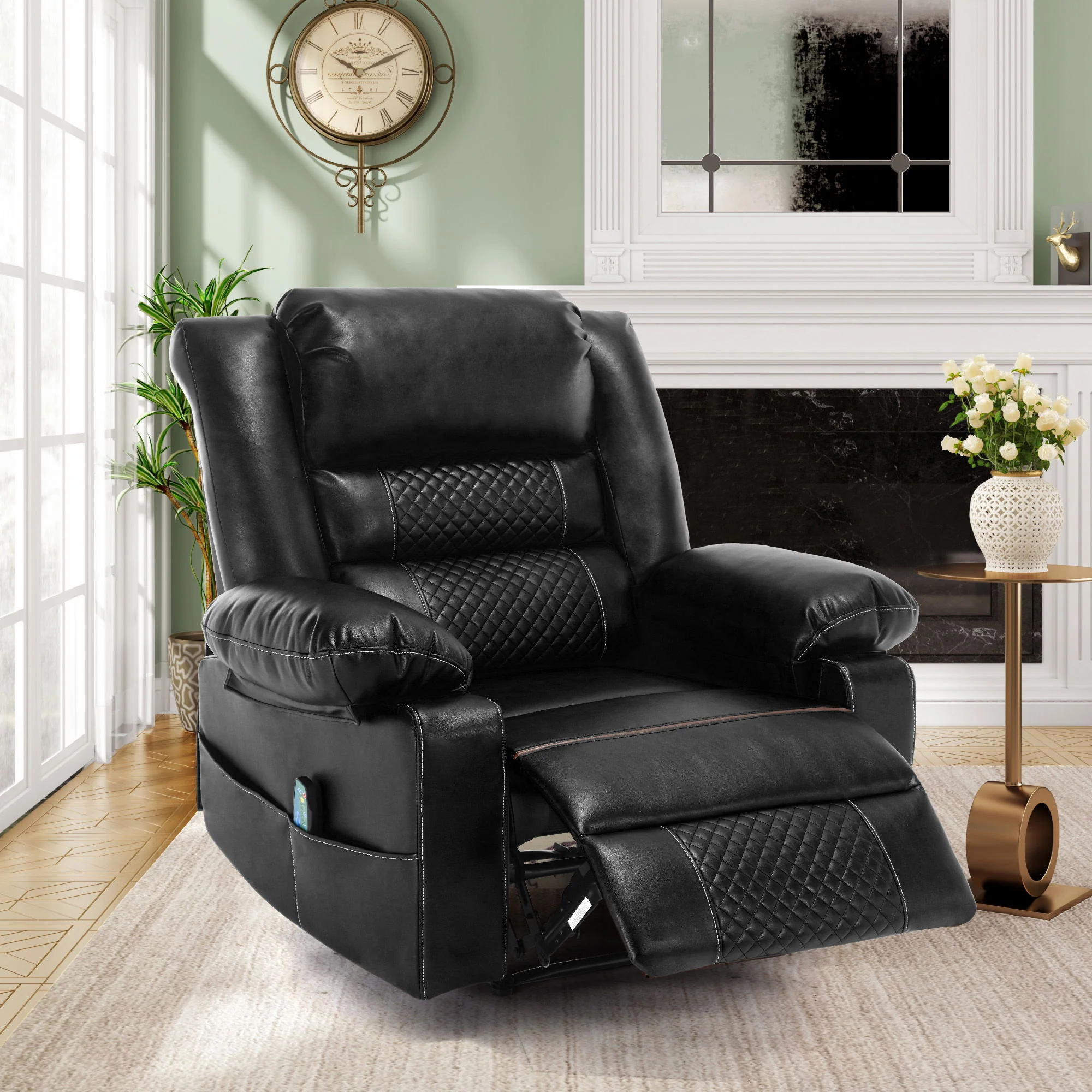 Breathable Massage Recliner Manual Chair - Image 16