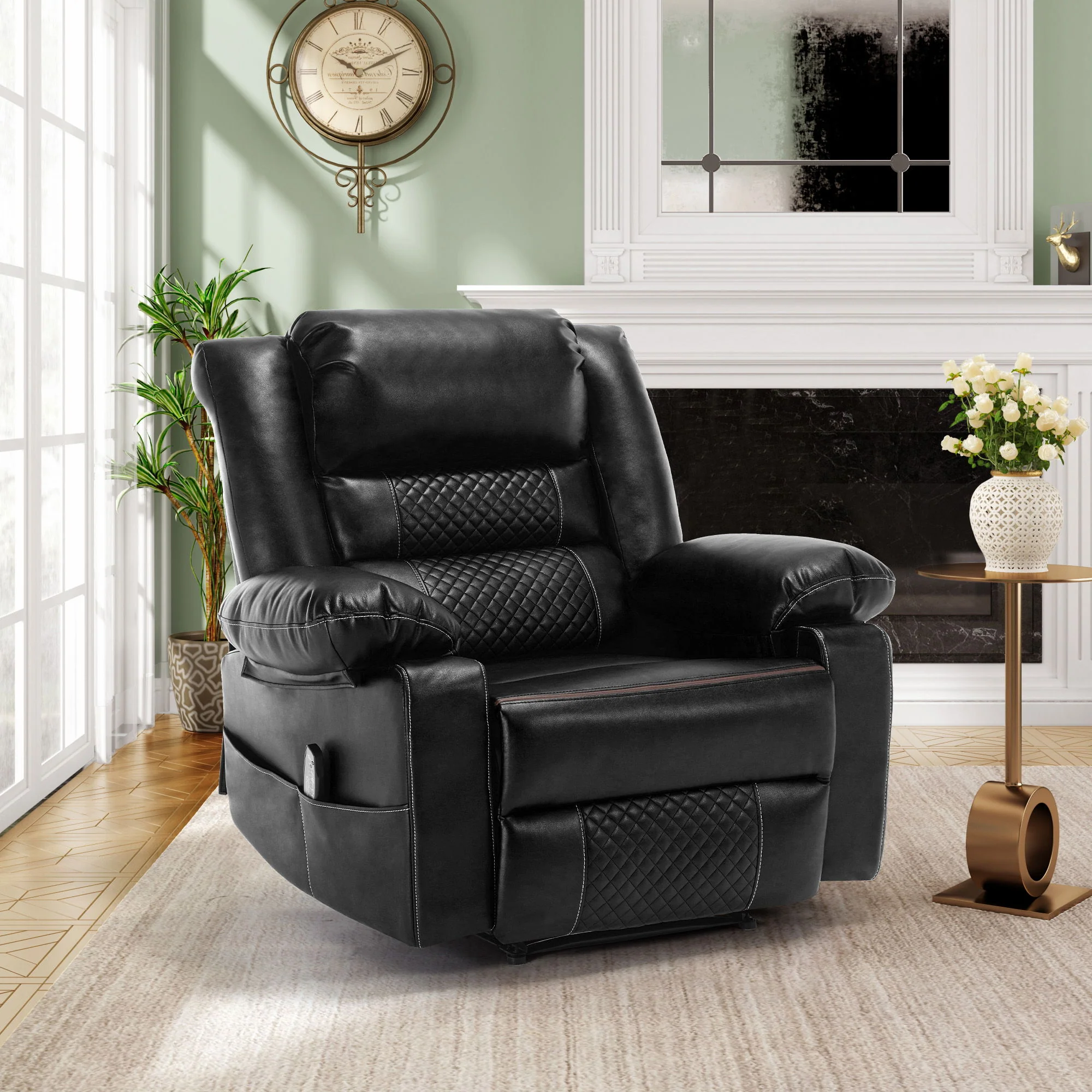 Breathable Massage Recliner Manual Chair - Image 7