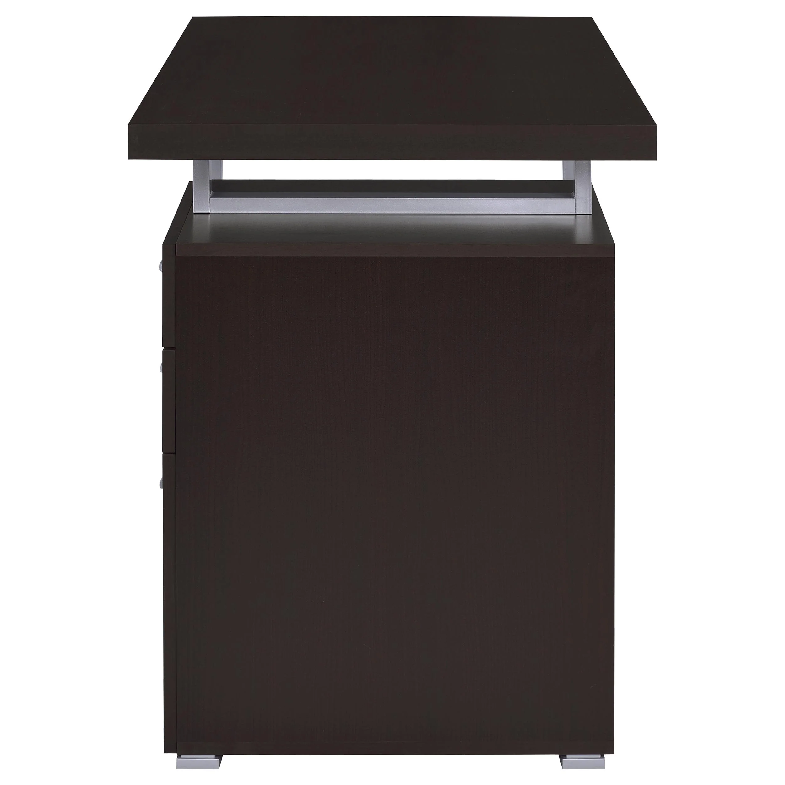 Brennan 47-inch 3-Drawer Office Computer Desk in Cappuccino - Image 9