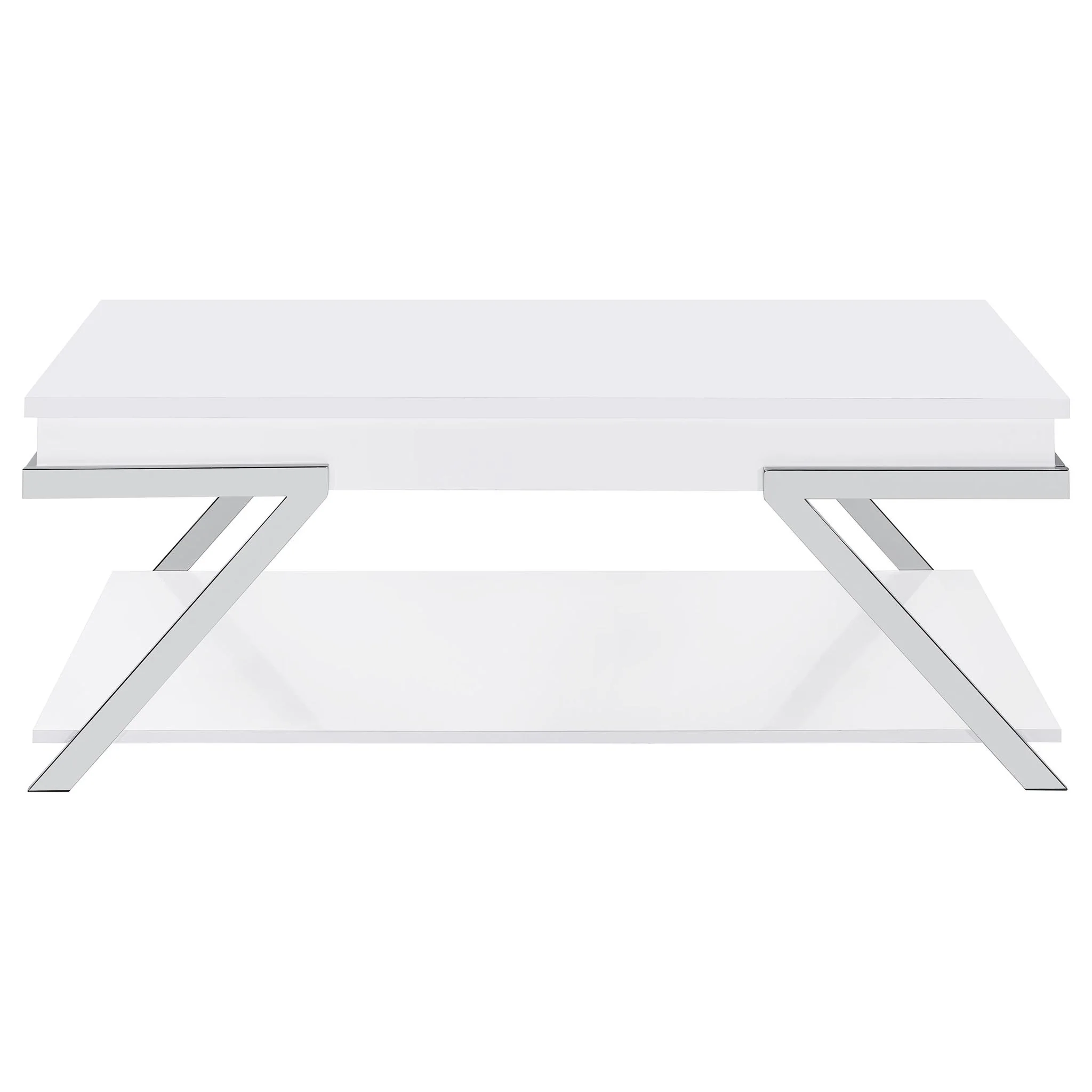 Briana - 2 Piece Coffee And End Table Set With Lift Top Legs - Gloss White - Image 6