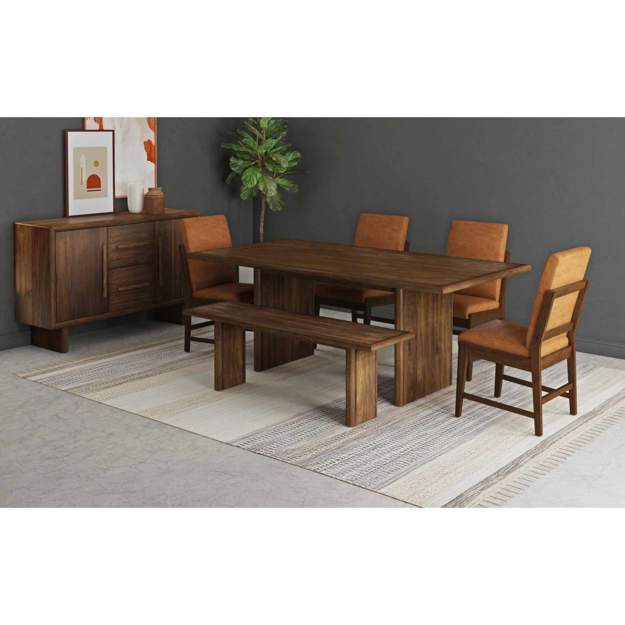 Brisbane - Standard Height Dining Set - Image 3
