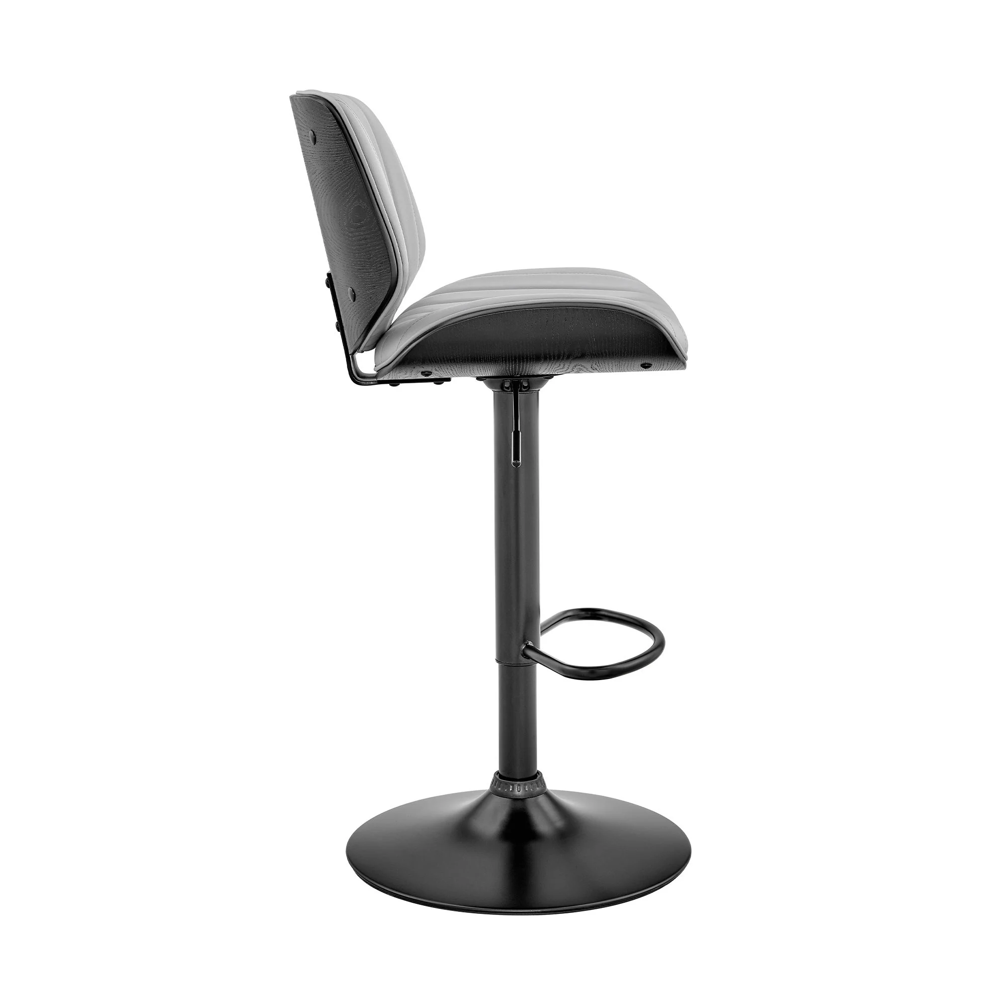 Brock - Adjustable Bar Stool With Black Base - Image 8