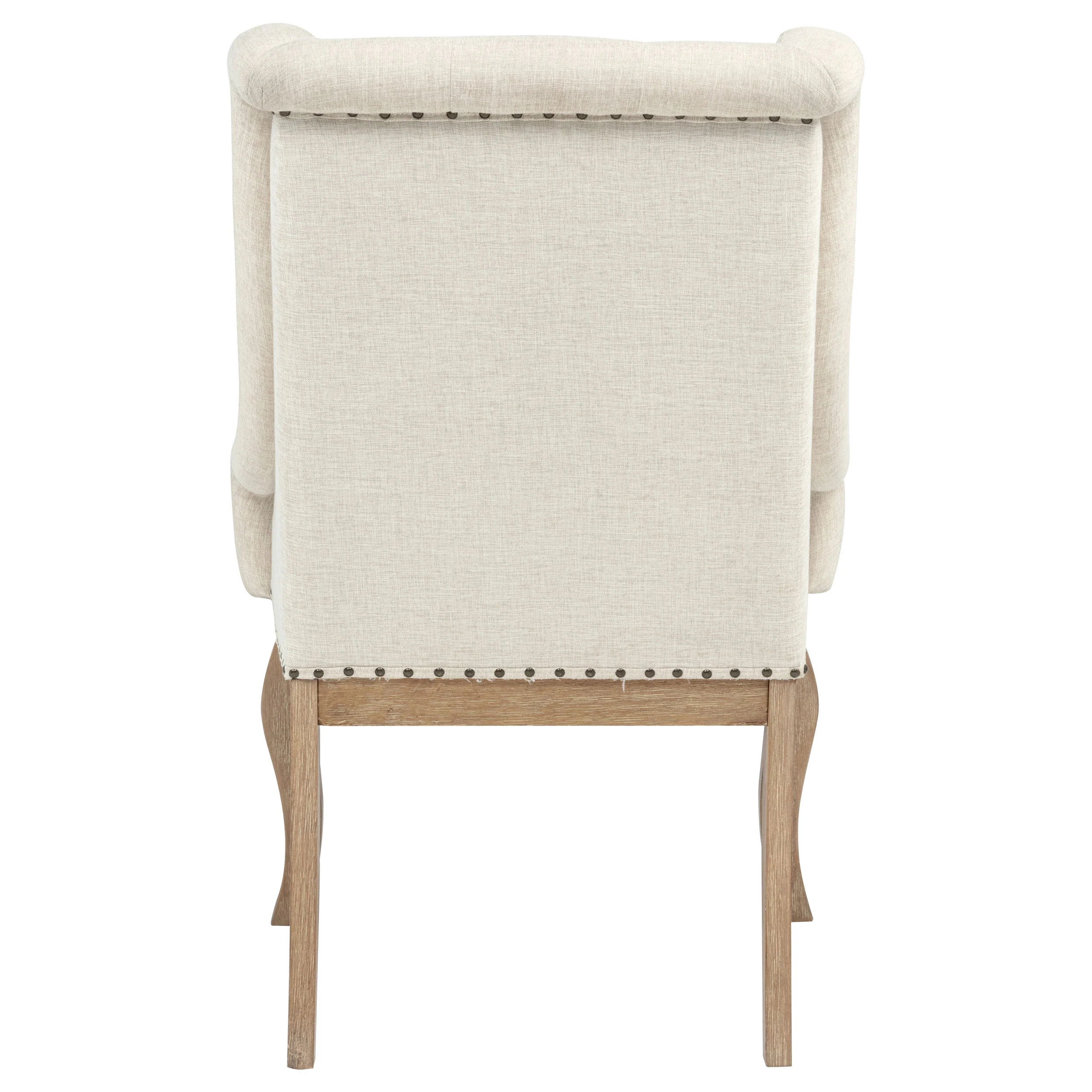 Brockway Upholstered Arm Chair Barley Brown, Set of 2 - Image 6