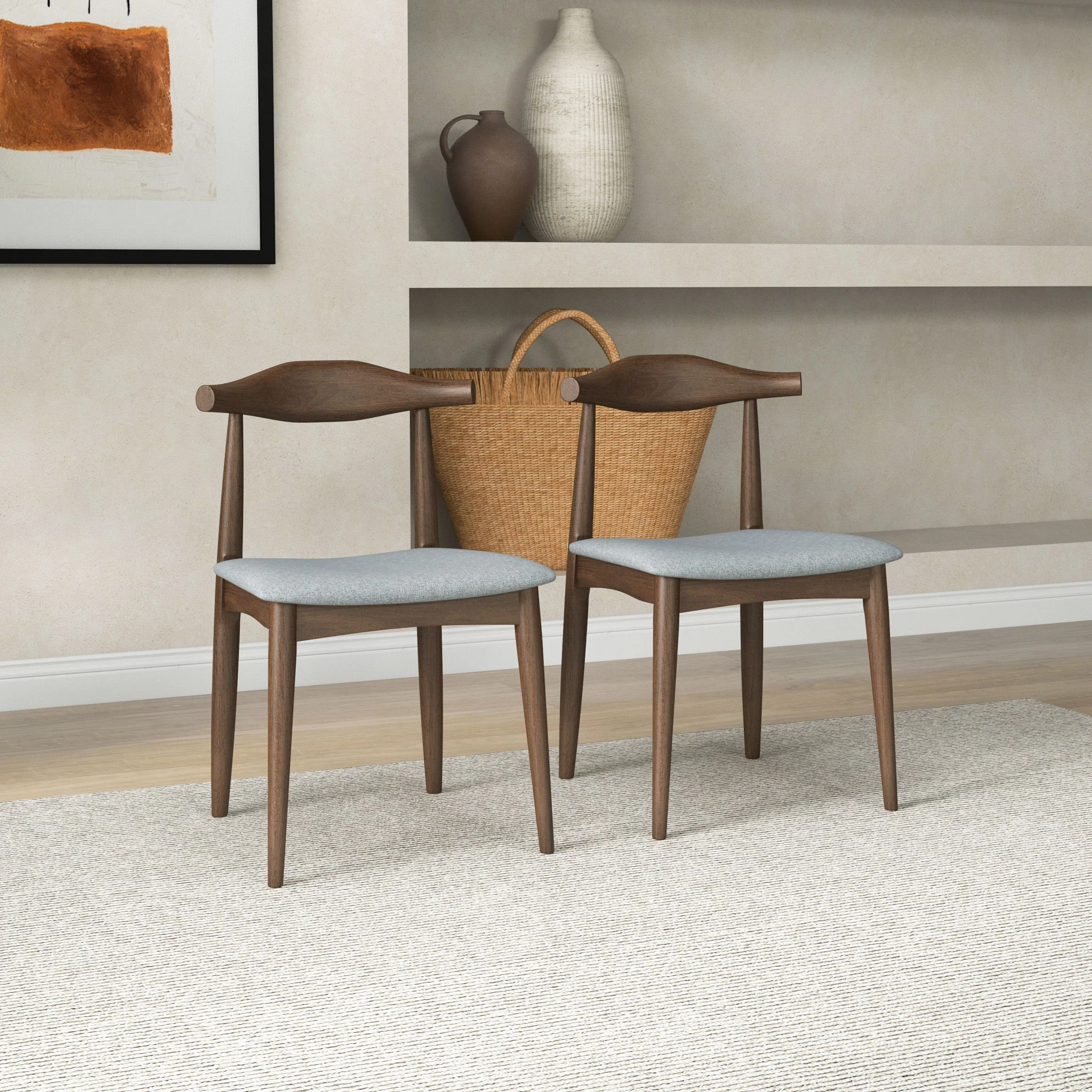 Brooklyn - Dining Chairs (Set of 2) - Gray - Image 8