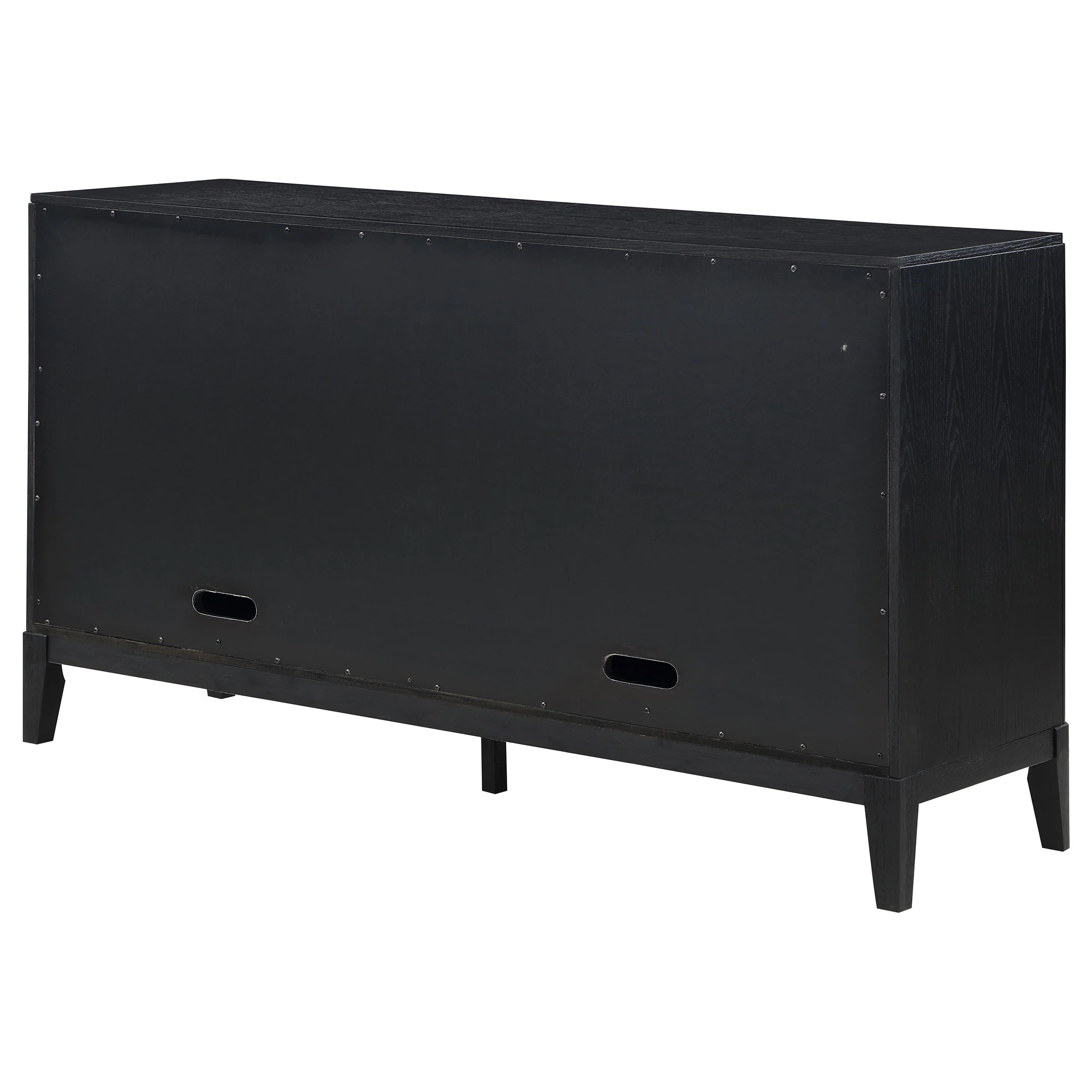 Brookmead 4-Door Sideboard Buffet Storage Cabinet Black - Image 7
