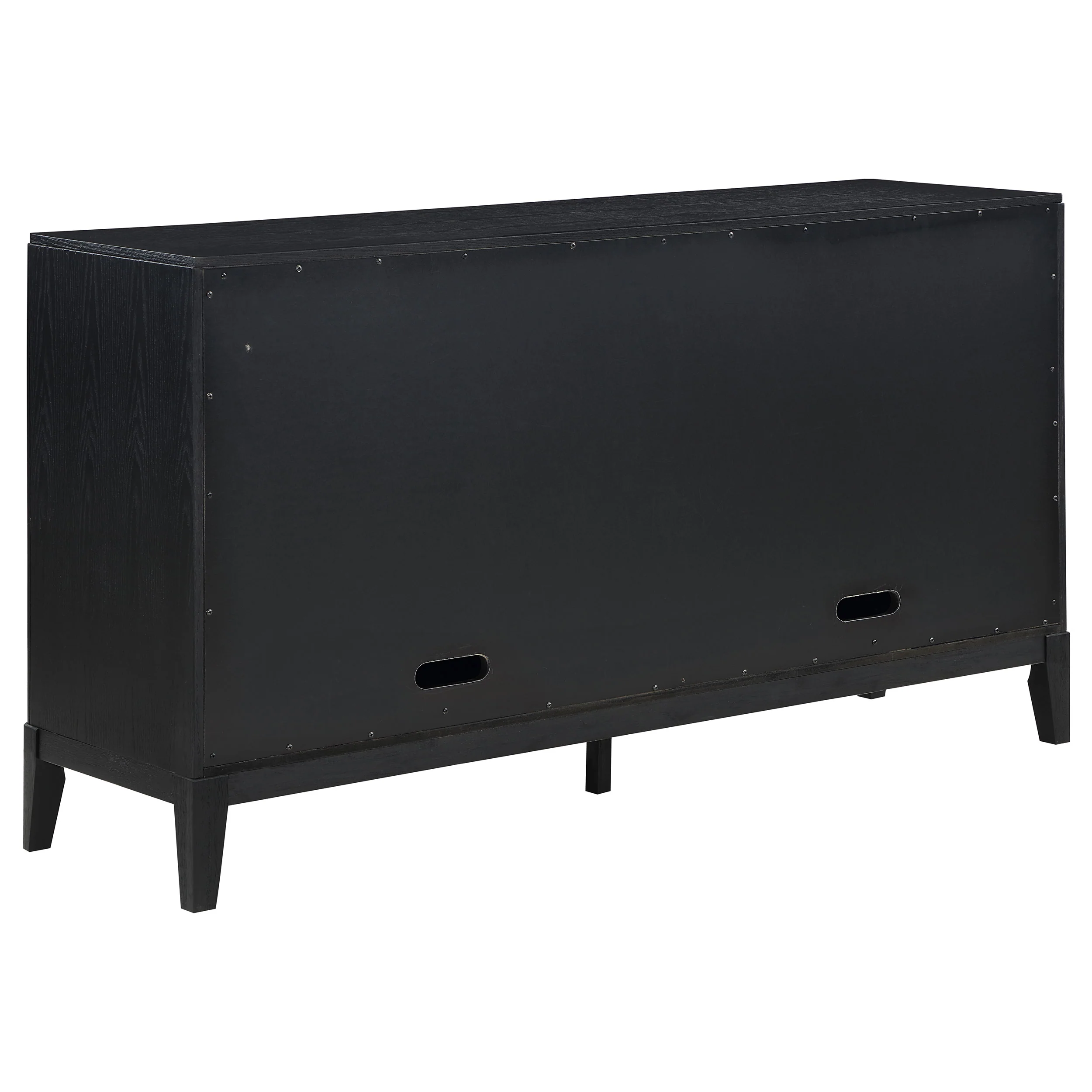 Brookmead 4-Door Sideboard Buffet Storage Cabinet Black - Image 9