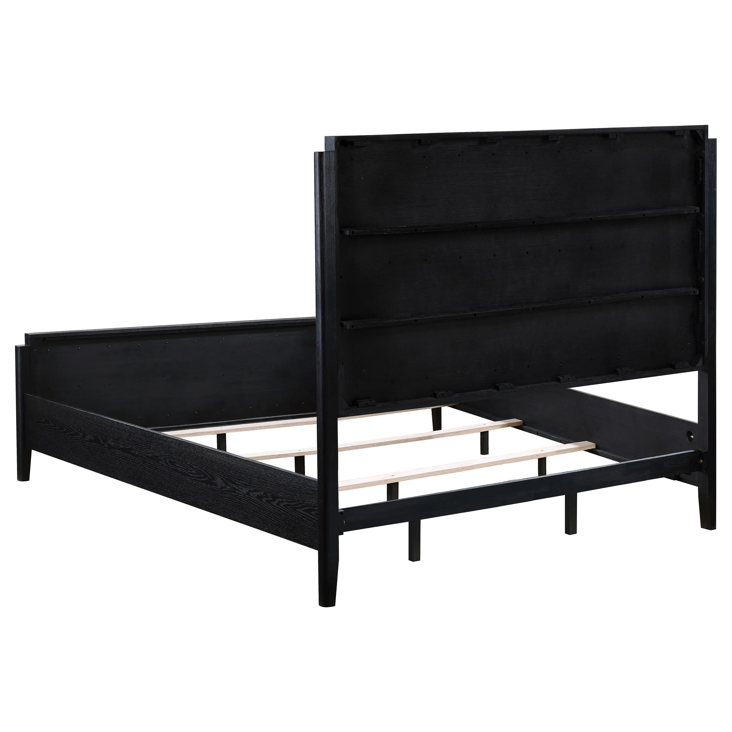 Brookmead 60-Inch Upholstered Eastern King Bed, Black - Image 5