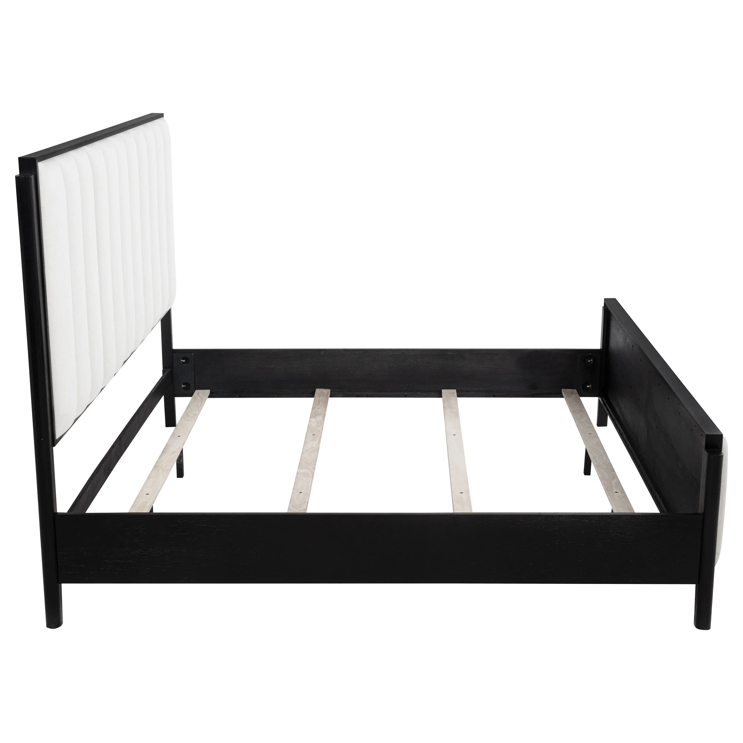 Brookmead 60-Inch Upholstered Eastern King Bed, Black - Image 6