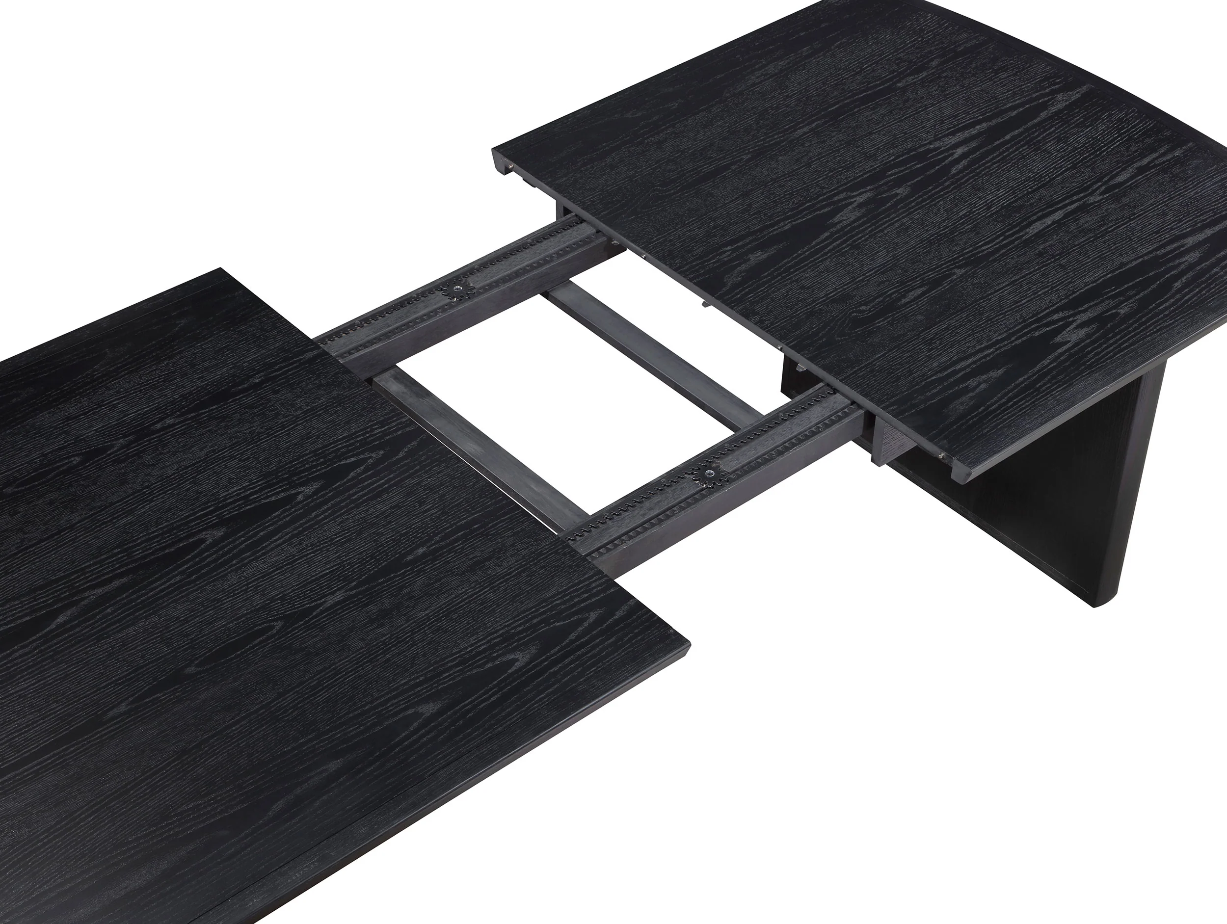Brookmead 7-Piece Extension Dining Set Black/Ivory - Image 14