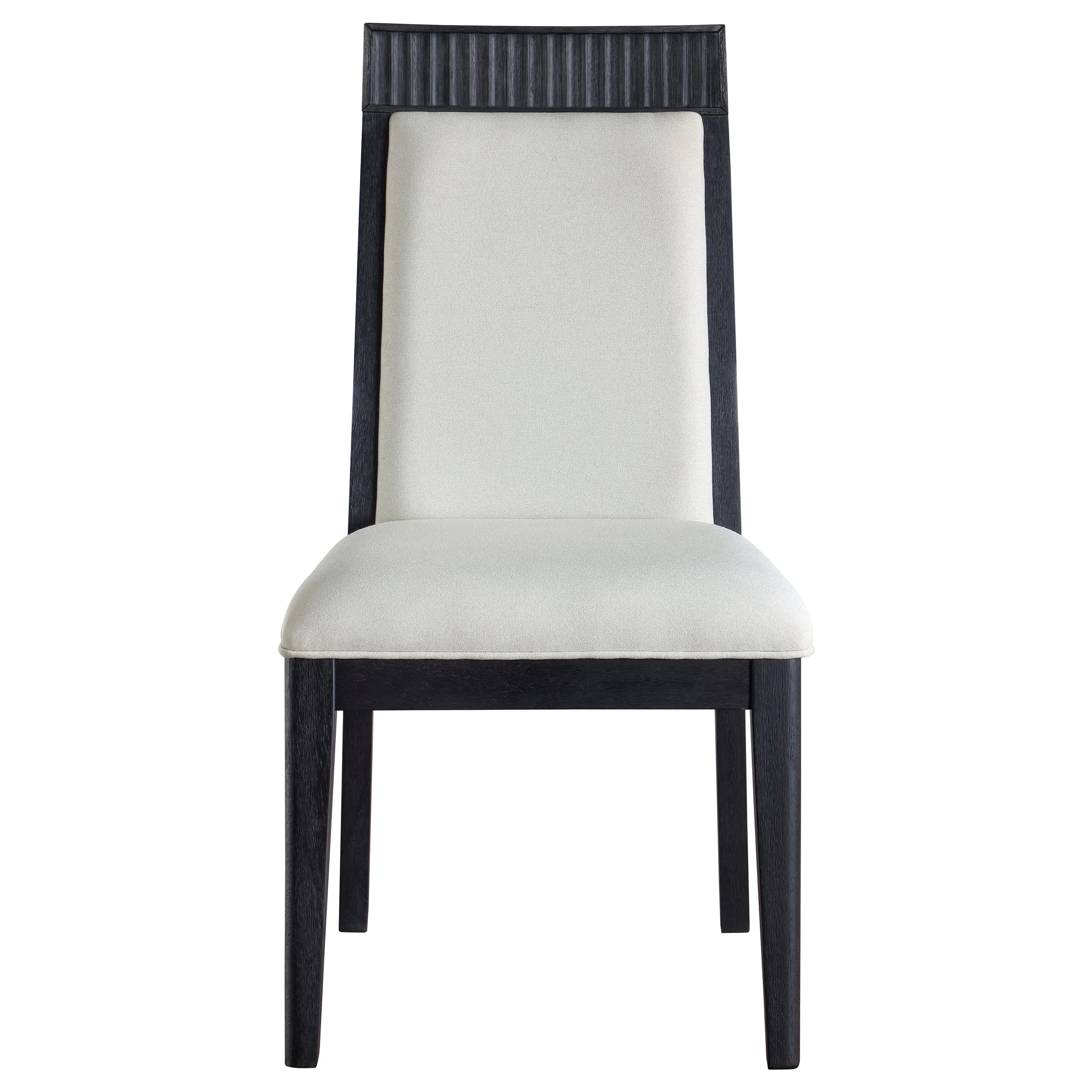 Brookmead 9-Piece Extension Dining Table Set Black/Ivory - Image 7