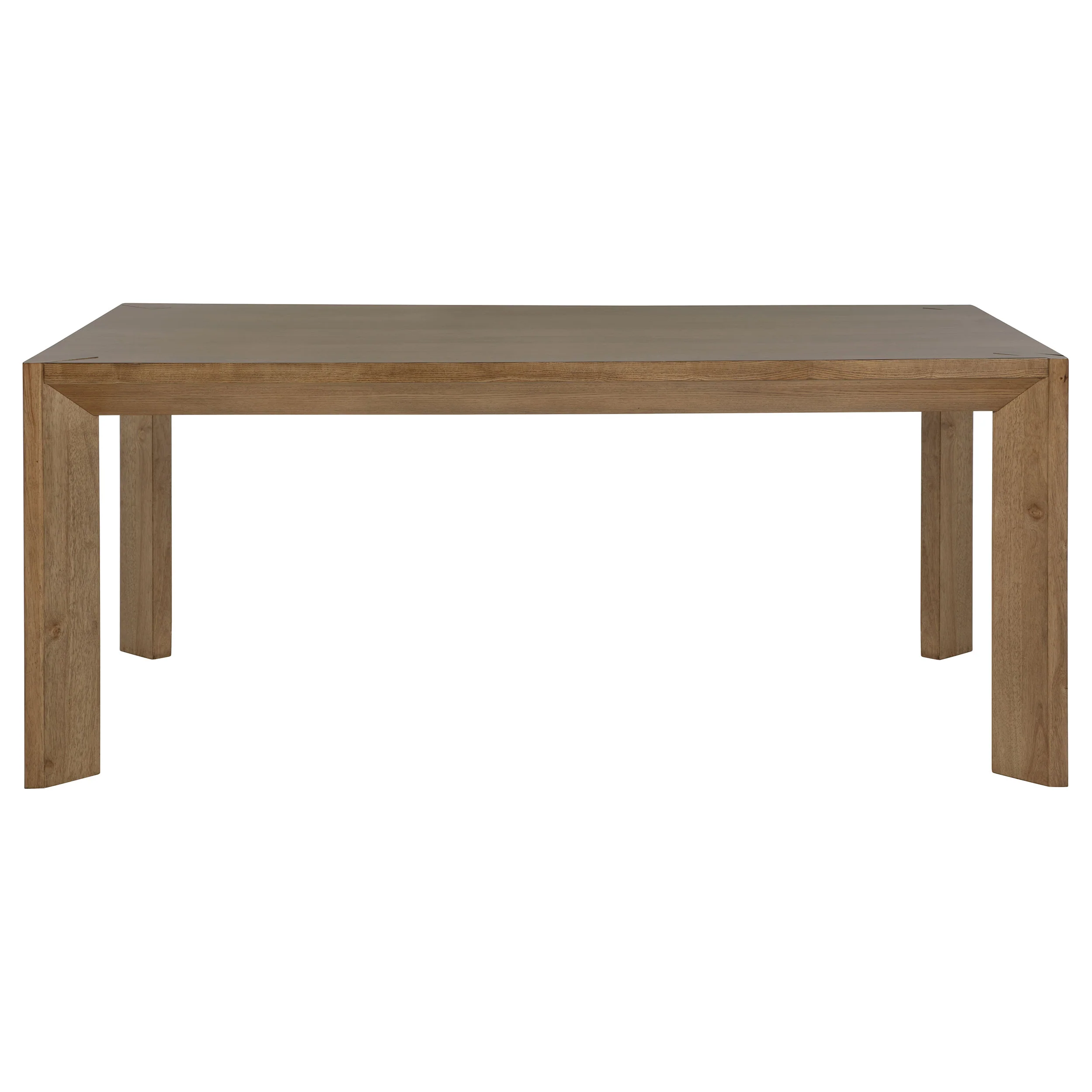 Bruner 5-Piece 72-Inch Dining Set in Natural Brown - Image 2