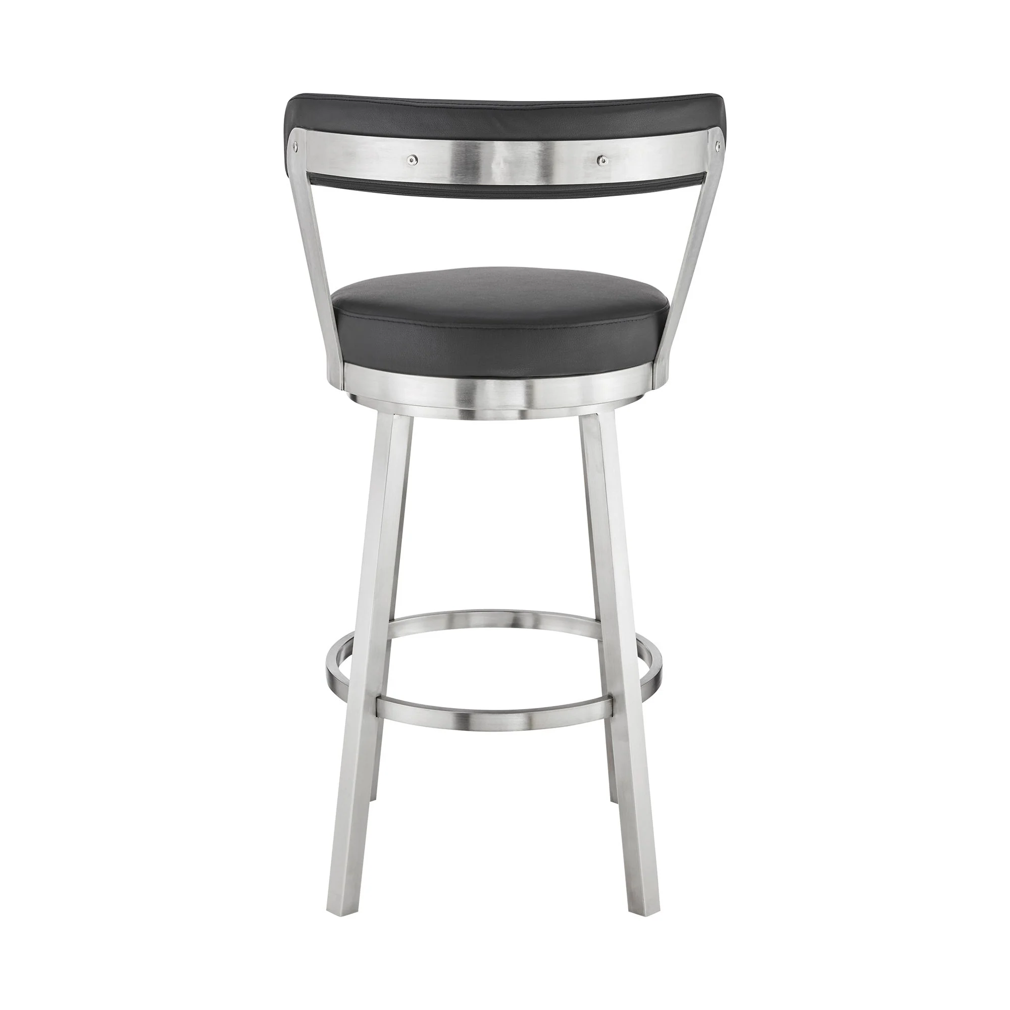 Bryant - Swivel Bar Stool With Silver Frame - Image 8