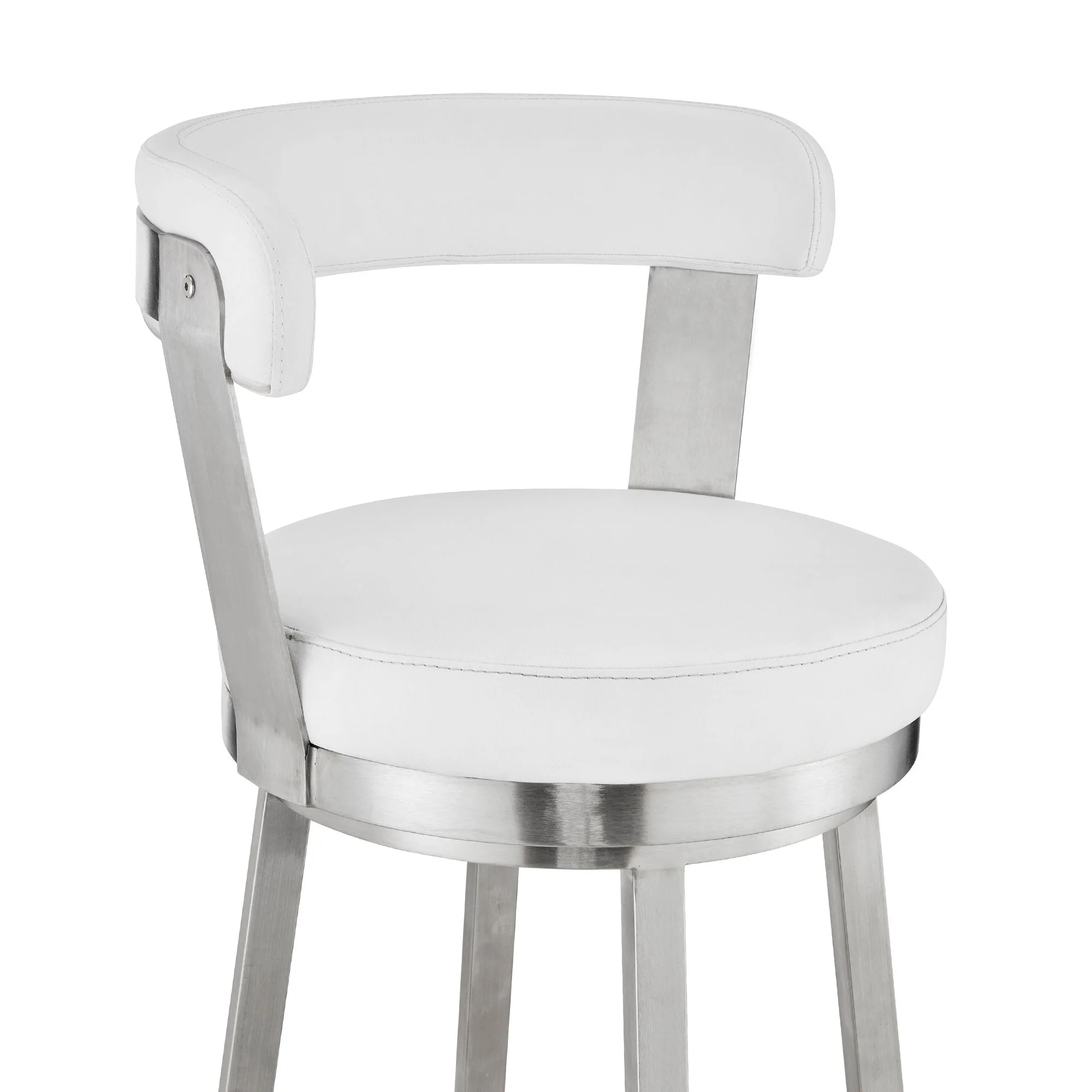 Bryant - Swivel Bar Stool With Silver Frame - Image 9