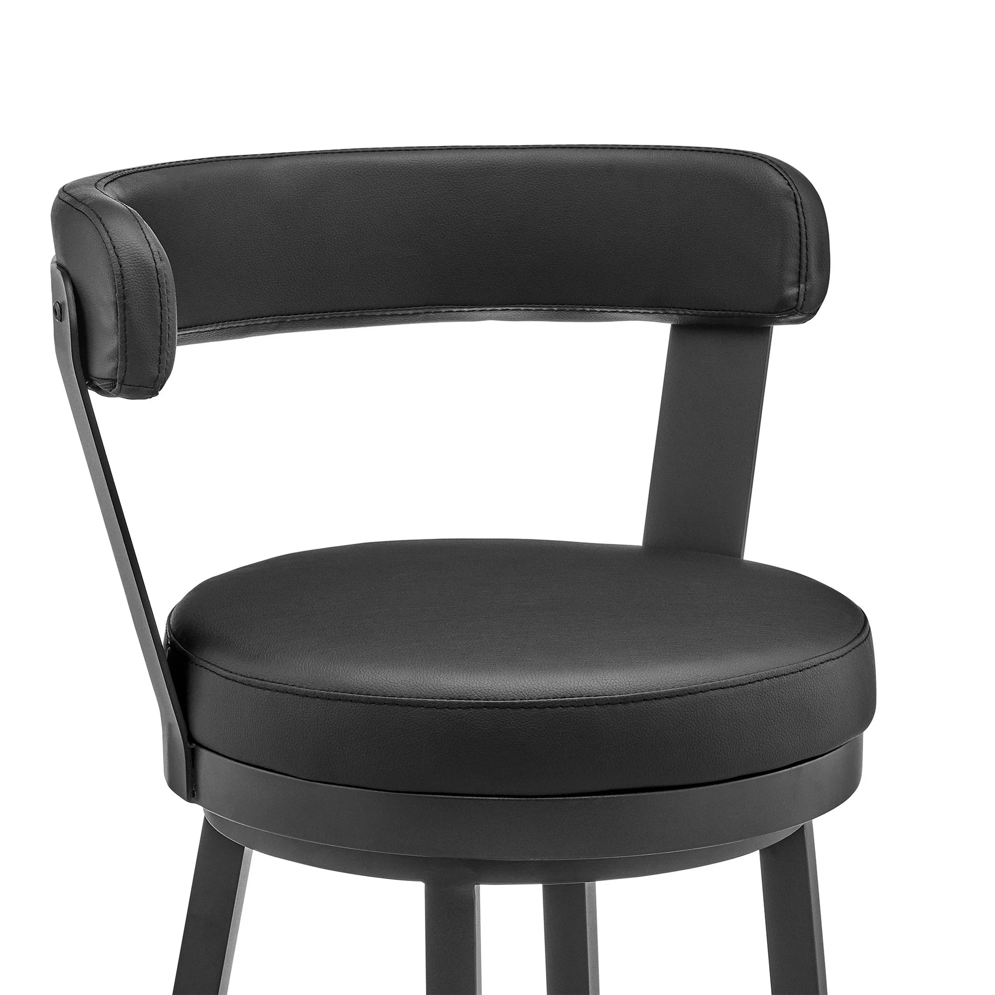 Bryant - Swivel Bar Stool With Black Frame - Image 25