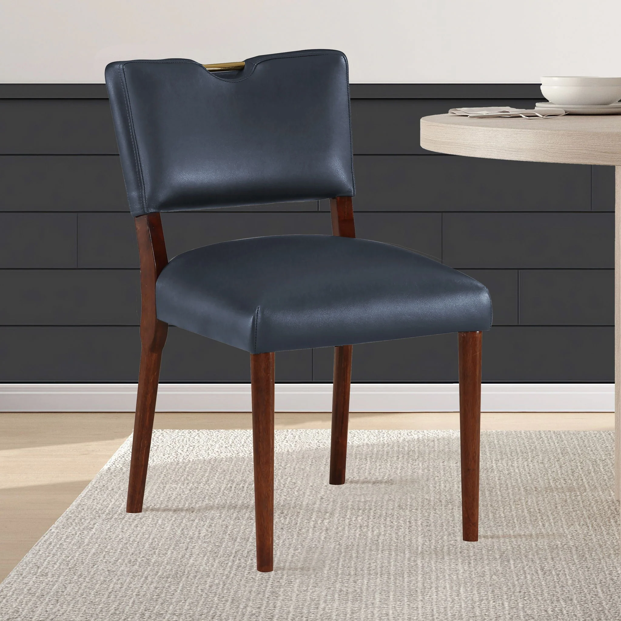 Bryson - Dining Chair (Set of 2) - Dark Navy - Image 2