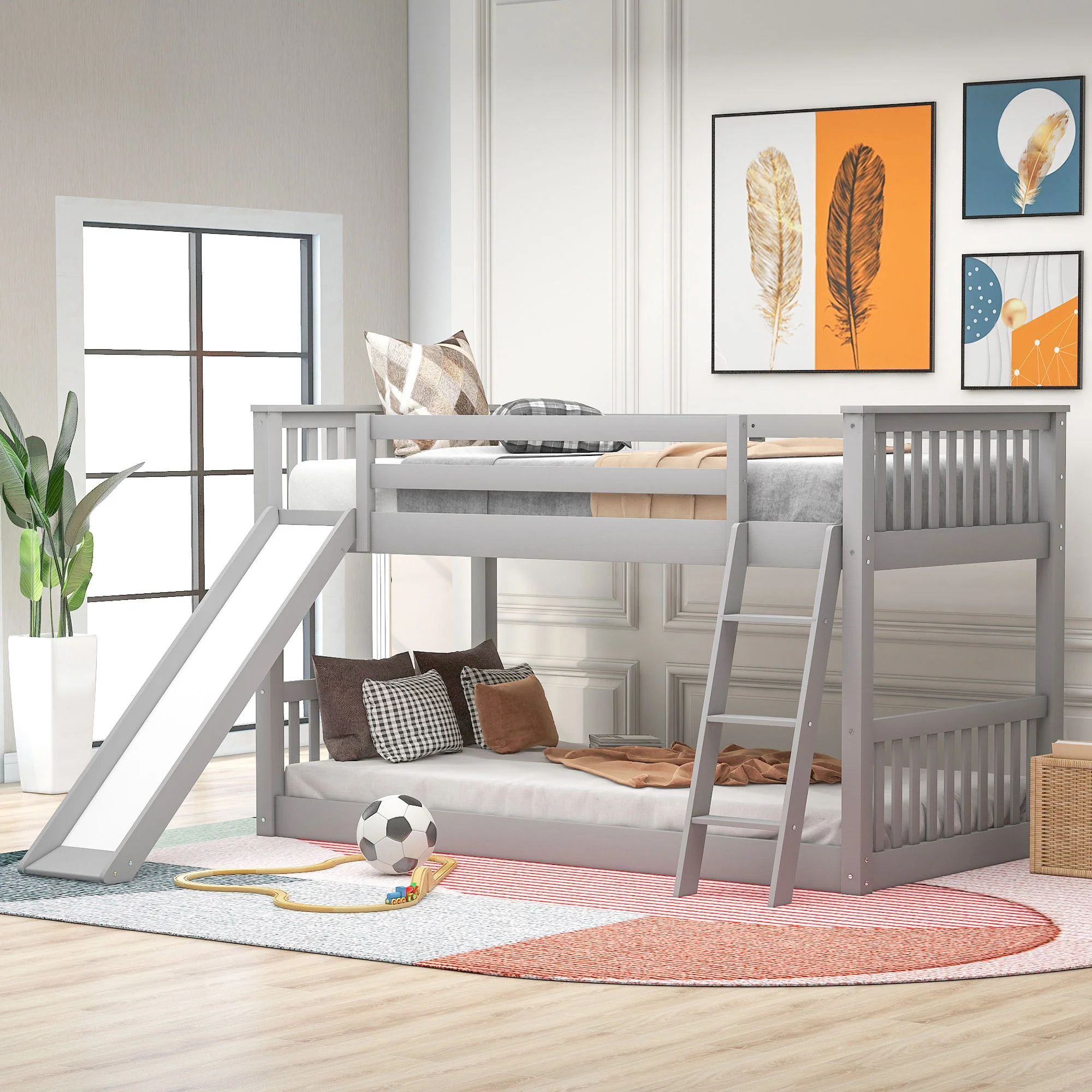 Bunk Bed & Convertible Slide And Ladder - Image 10