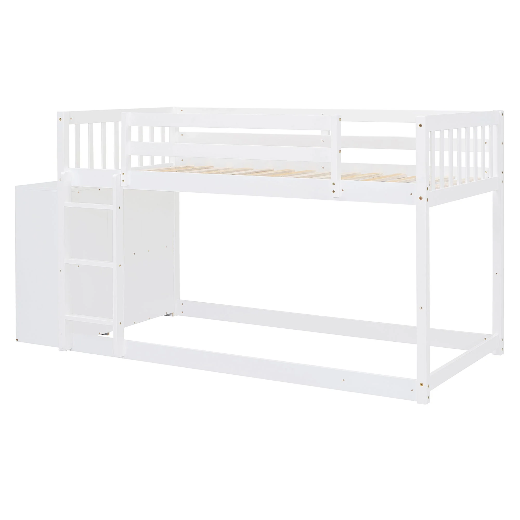 Bunk Bed With 4 Drawers And 3 Shelves - Image 47