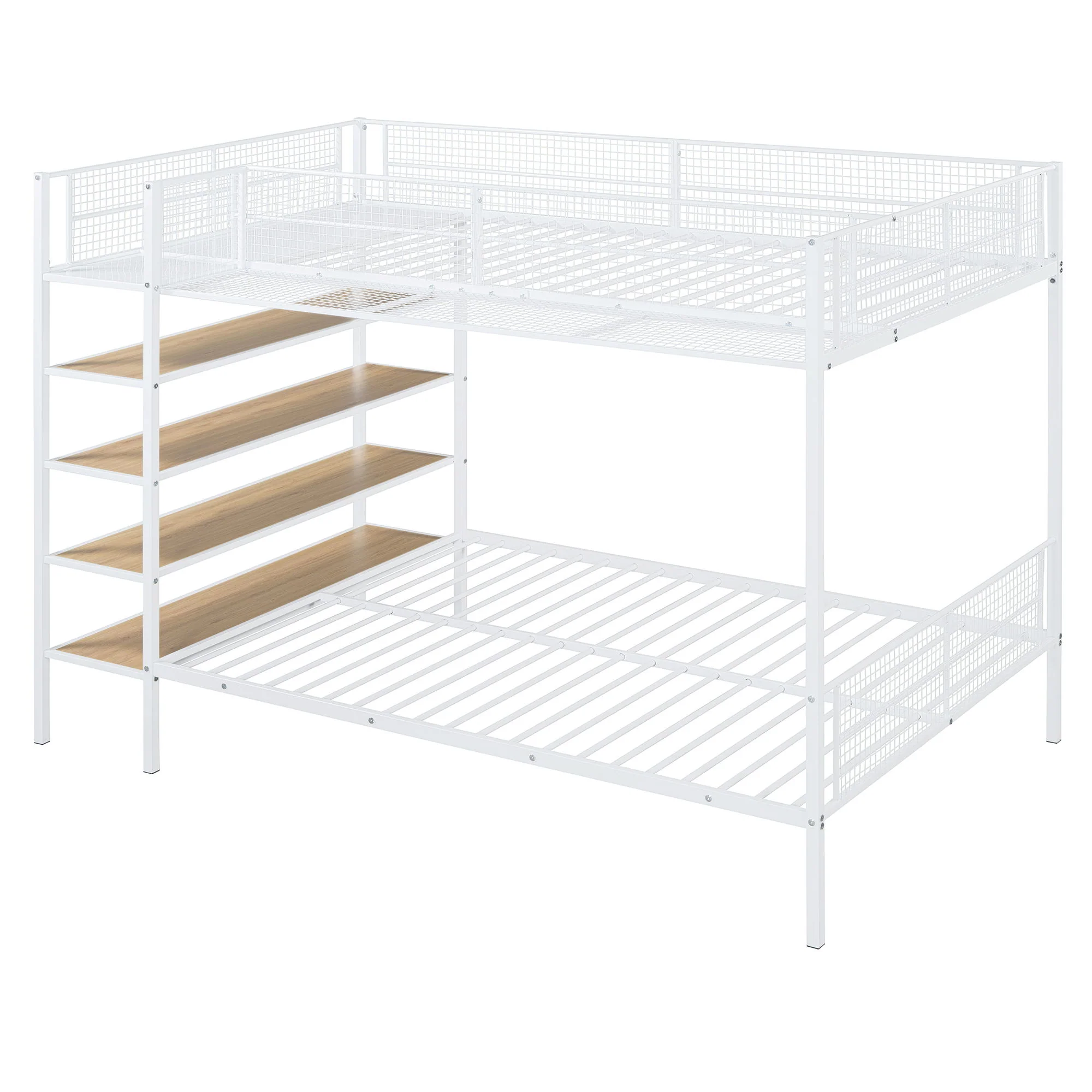 Bunk Bed With 5 Tier Shelves - Image 5