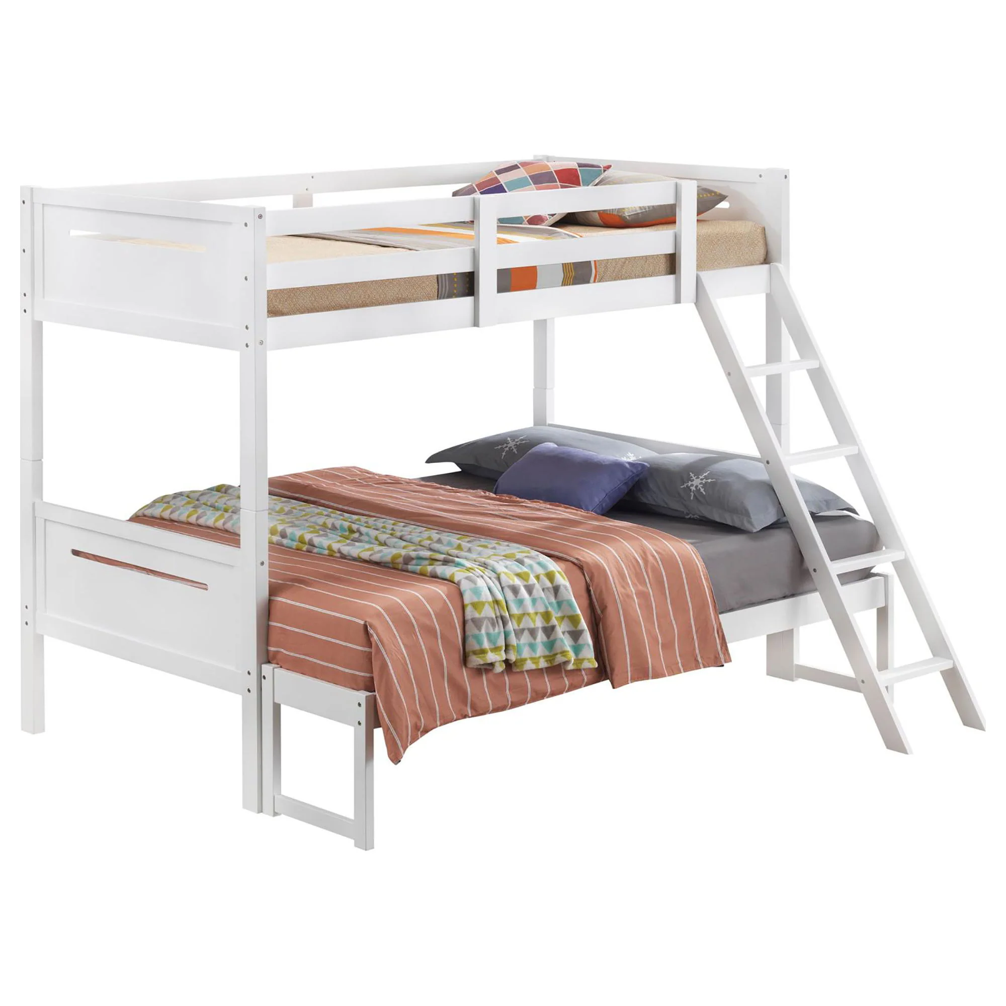 Bunk Bed With Built In Ladder, Safety Guardrails And Angled Access Step - Image 18