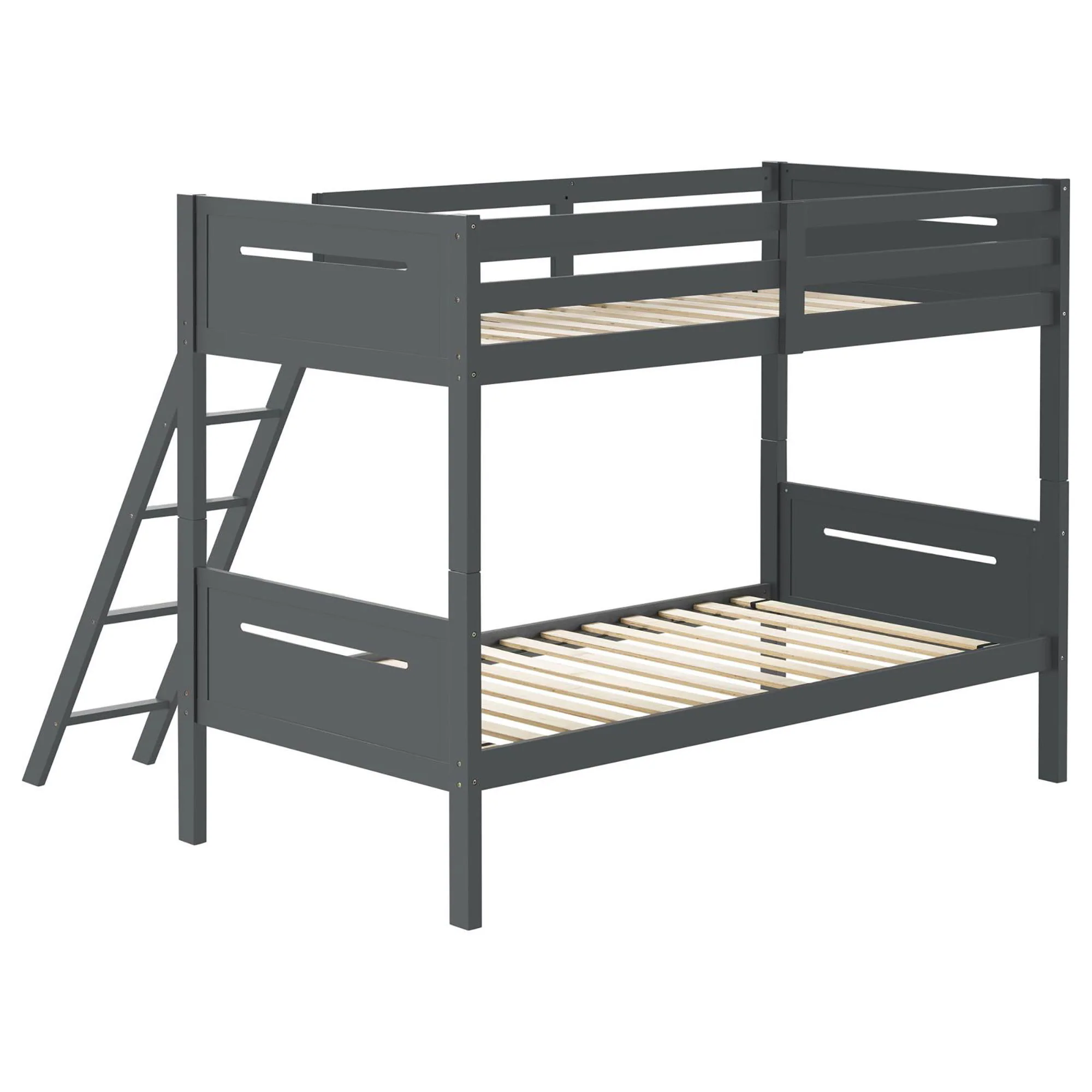Bunk Bed With Built In Ladder, Safety Guardrails And Angled Access Step - Image 36