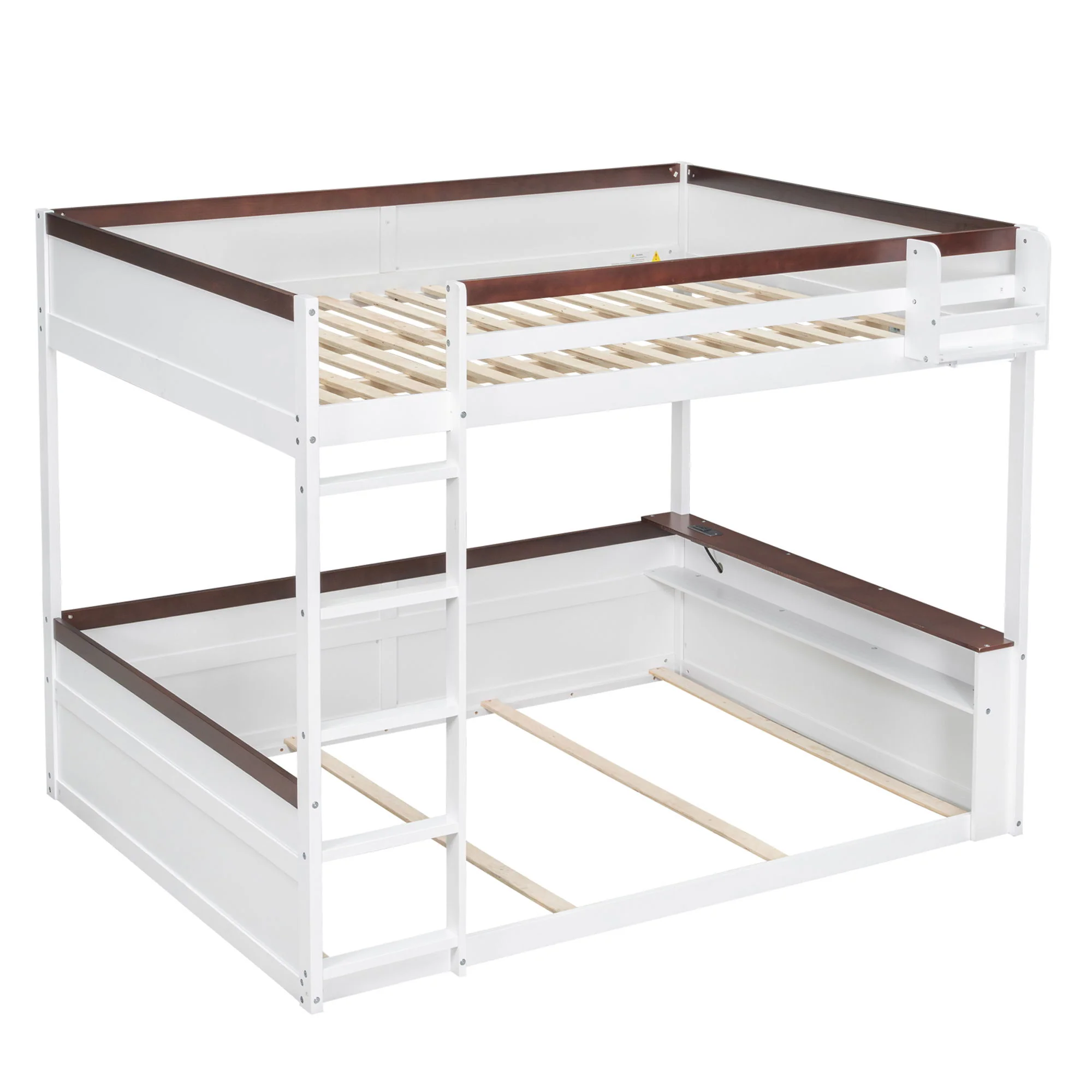 Bunk Bed With Built In Shelves, Storage Box, LED Light And USB Charging Station - Image 13