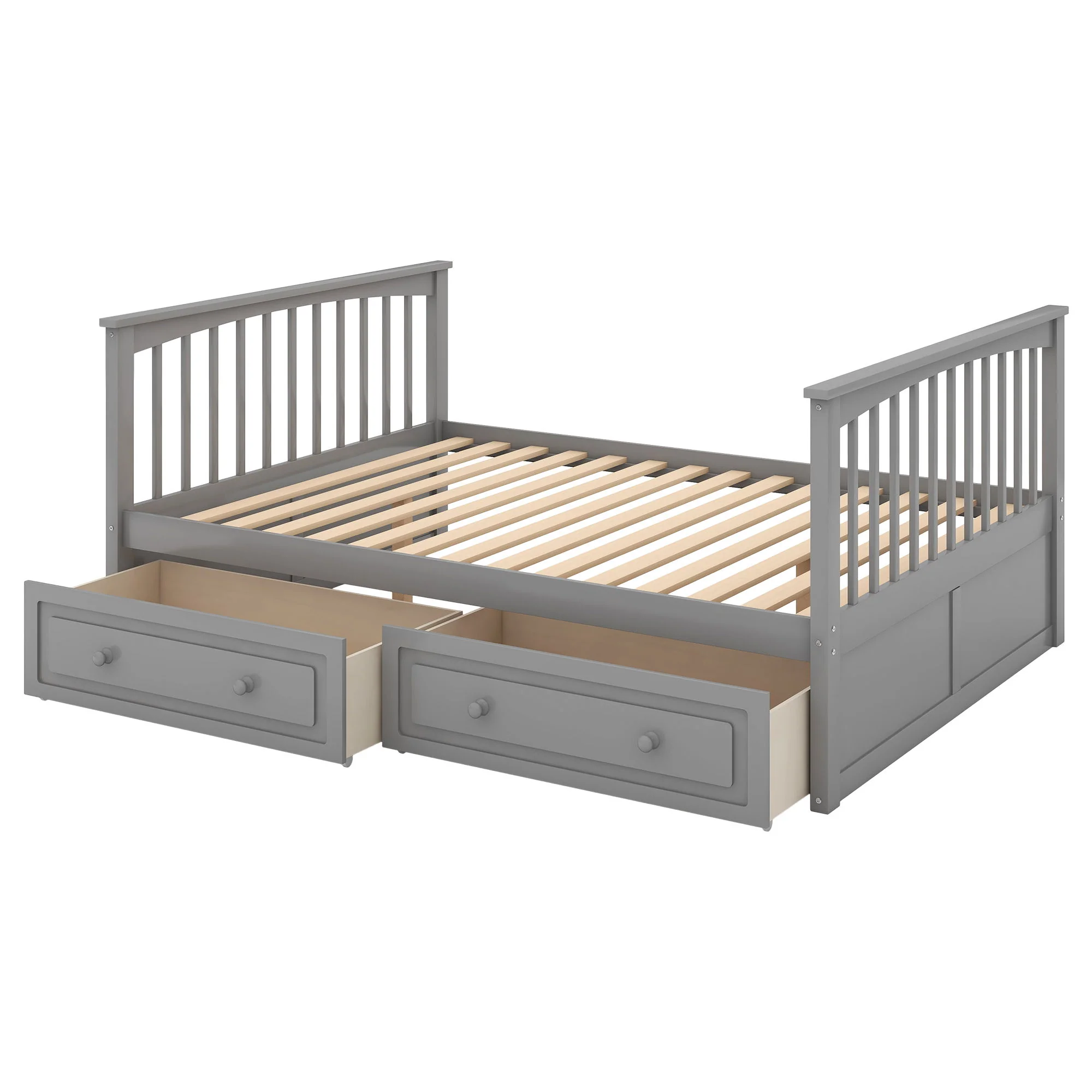 Bunk Bed With Drawers, Convertible Design - Image 10