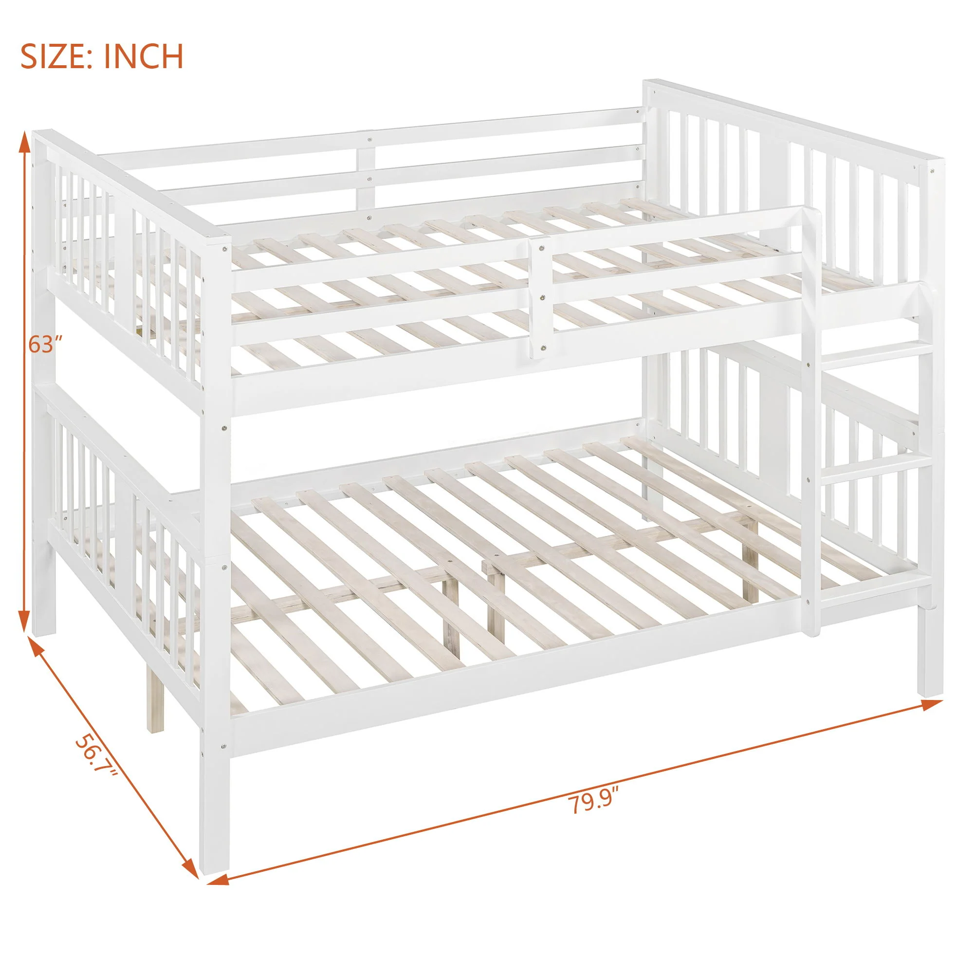 Bunk Bed With Ladder For Bedroom - Image 6