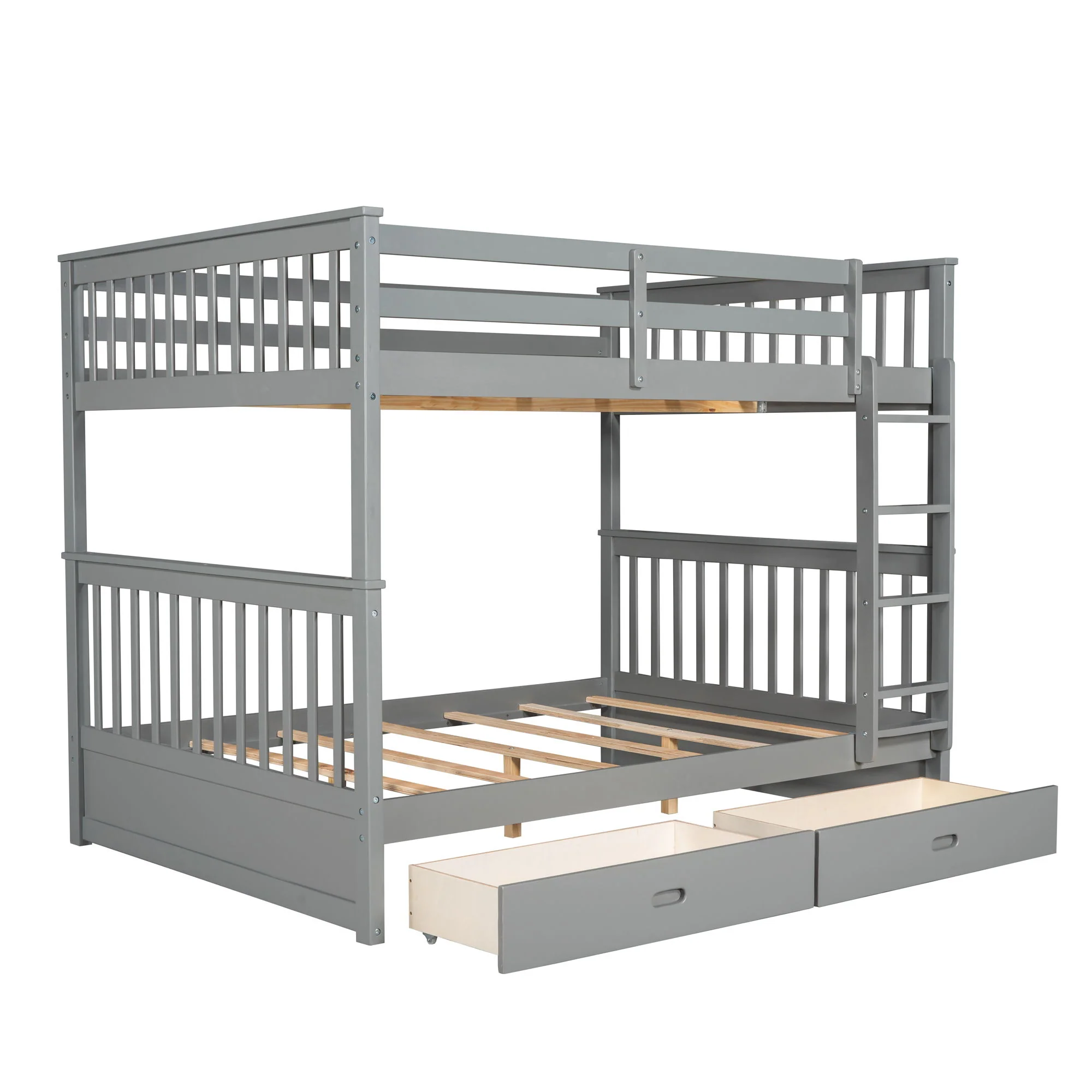 Bunk Bed With Ladders And 2 Storage Drawers - Image 48