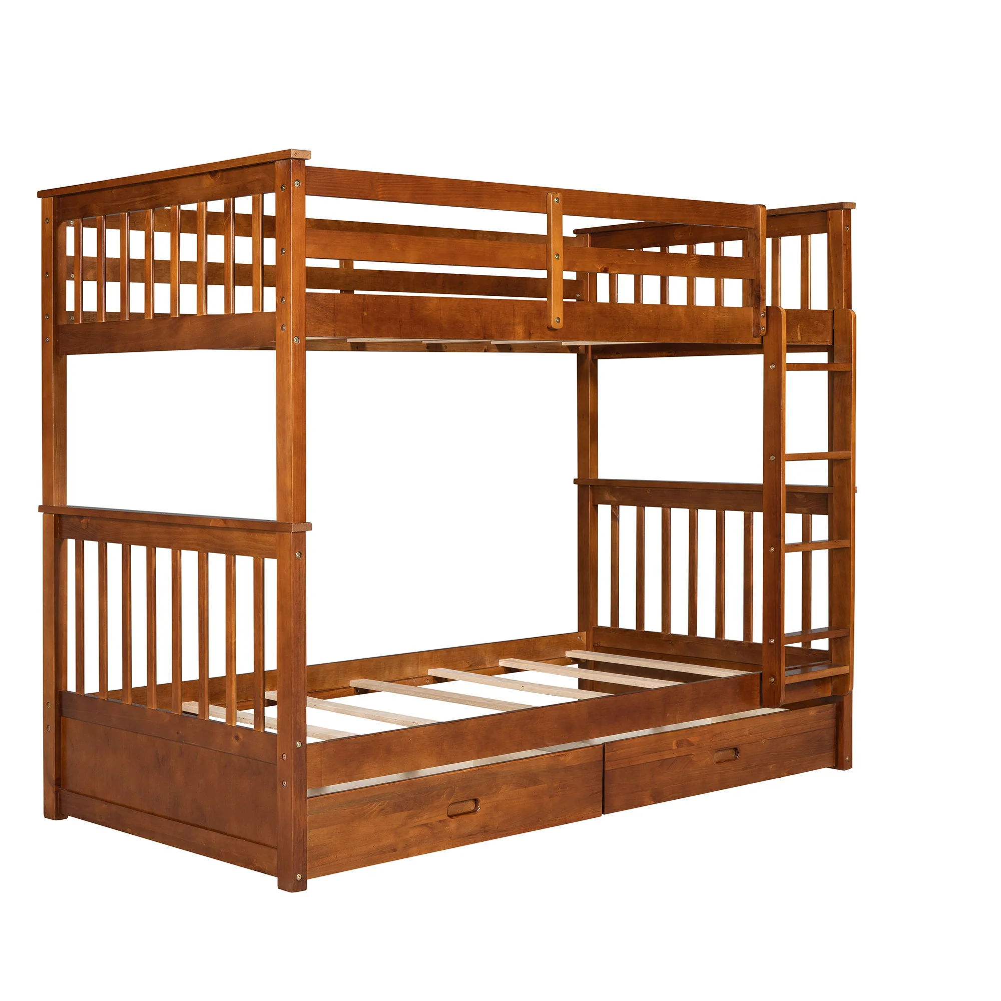 Bunk Bed With Ladders And 2 Storage Drawers - Image 87