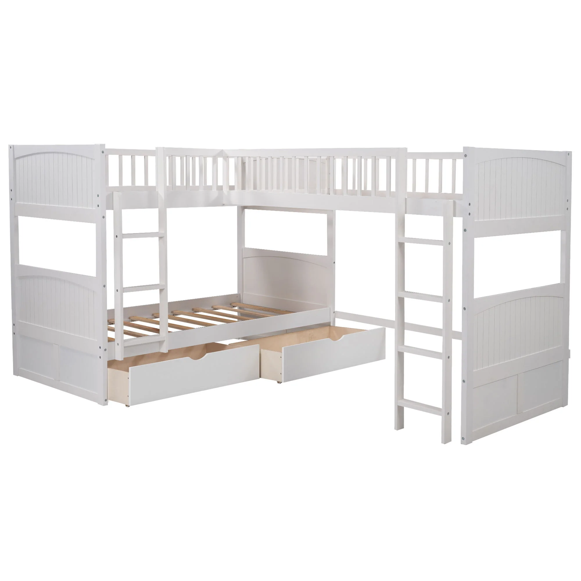 Bunk Bed With Loft And 2 Drawers - Image 9