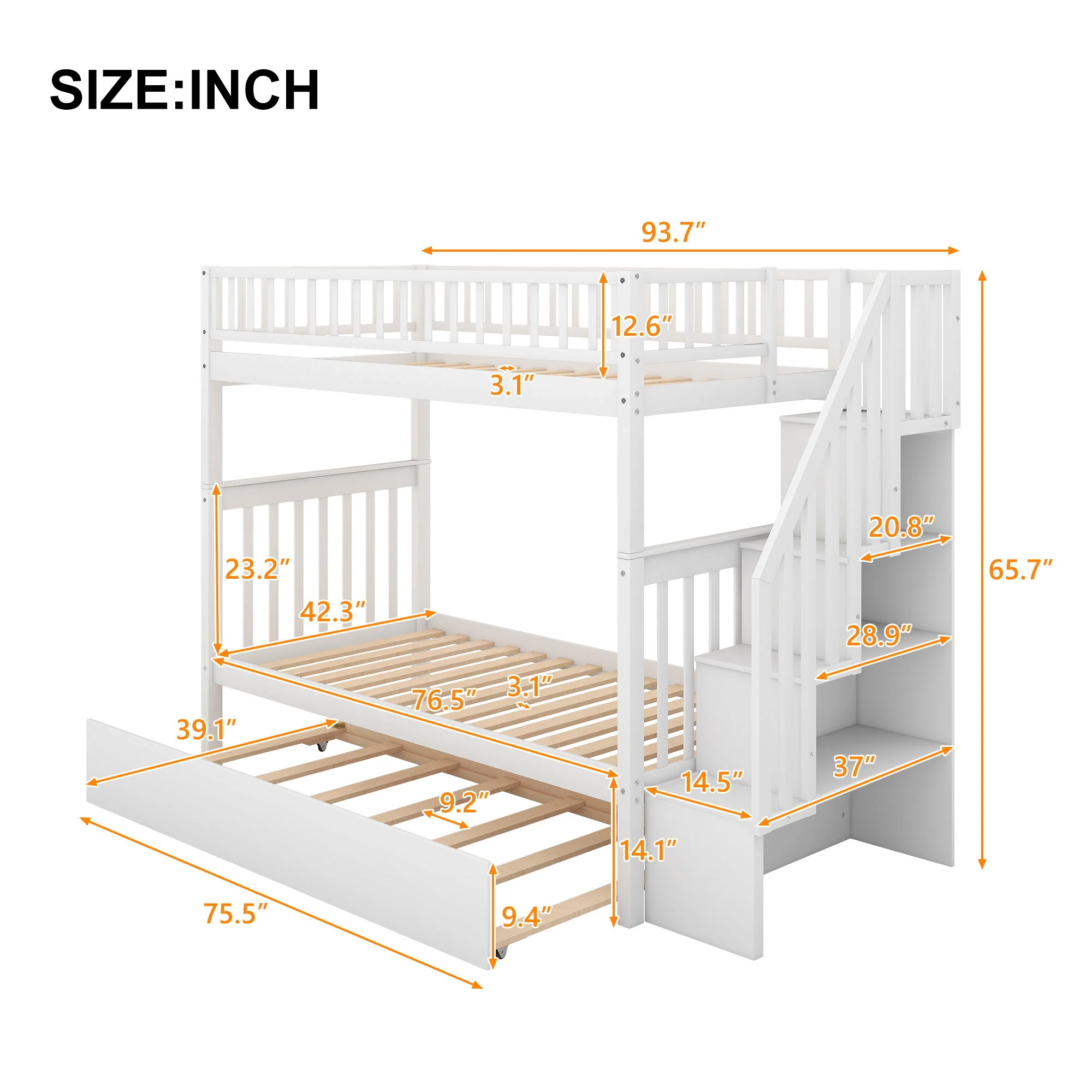 Bunk Bed With Staircase - Image 32