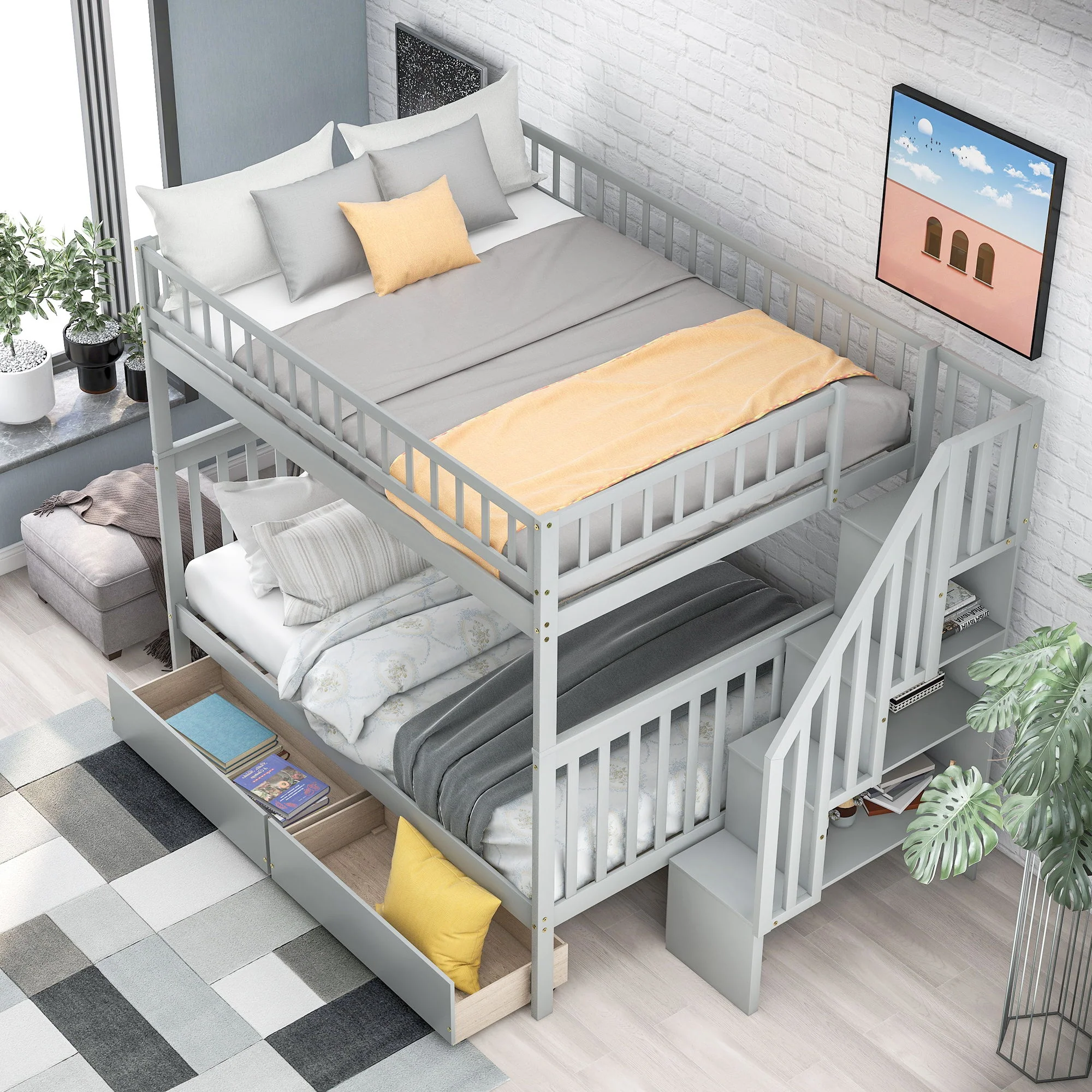 Bunk Bed With Staircase - Image 38