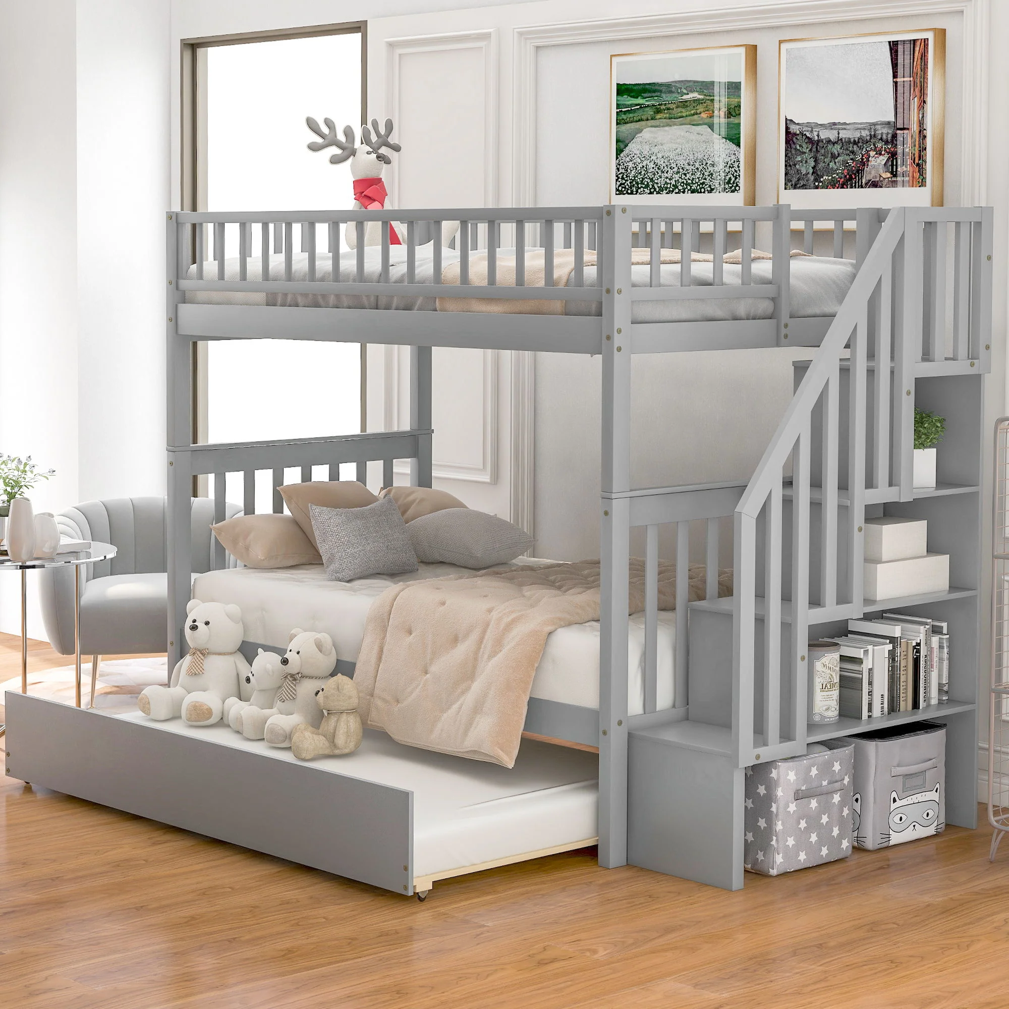 Bunk Bed With Staircase - Image 40