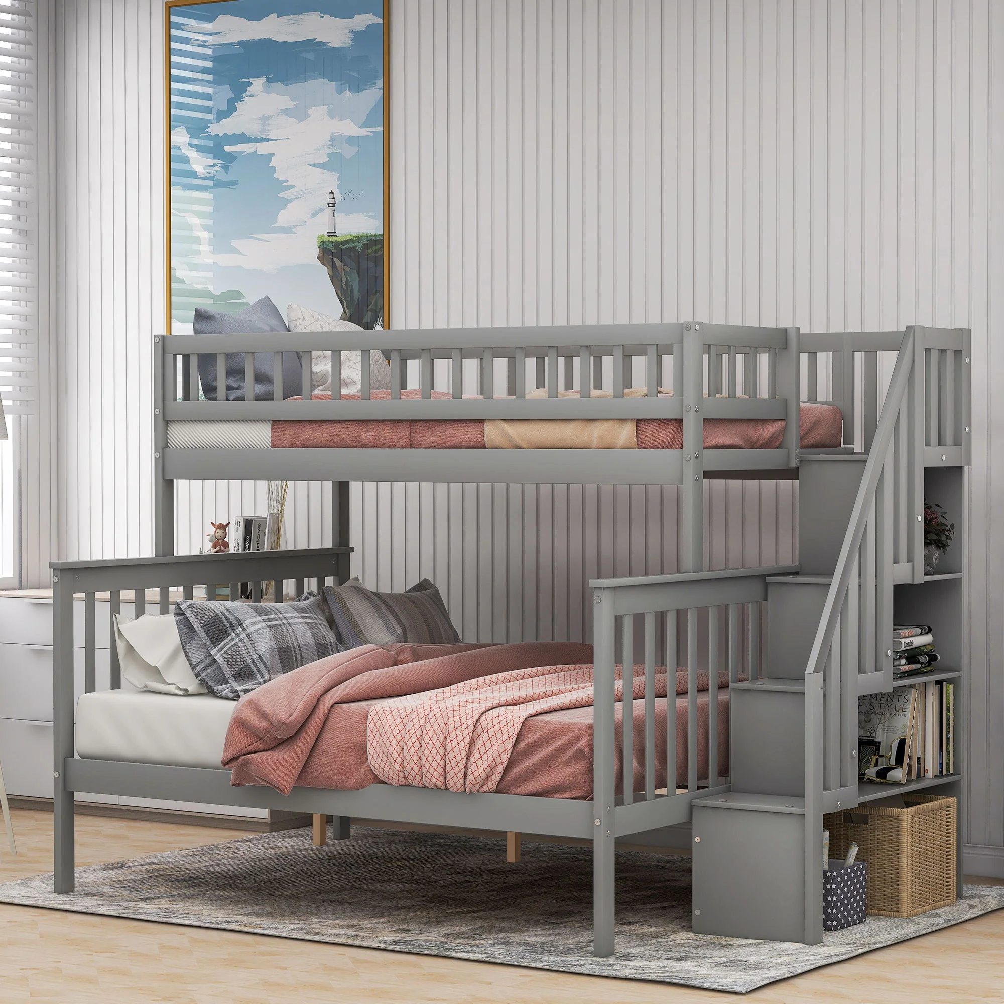 Bunk Bed With Staircase - Image 41