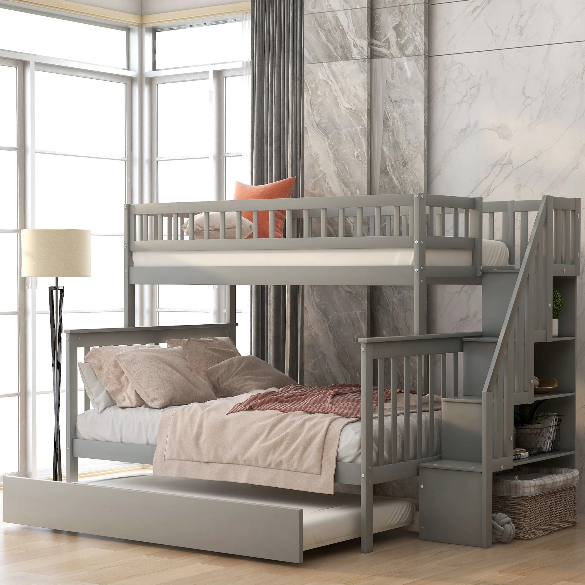 Bunk Bed With Staircase - Image 80
