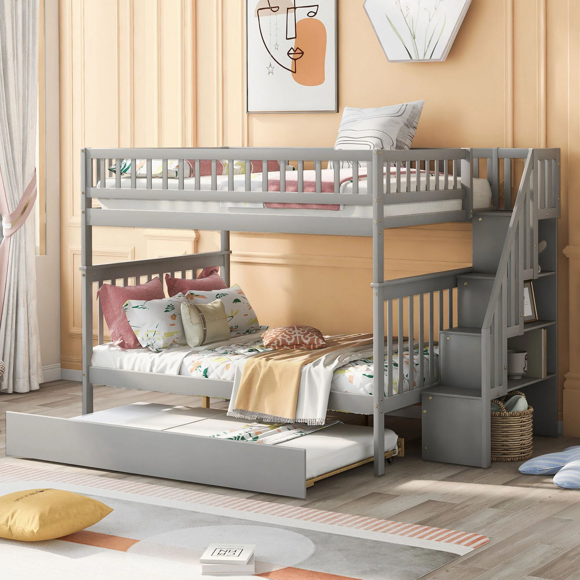 Bunk Bed With Staircase - Image 83