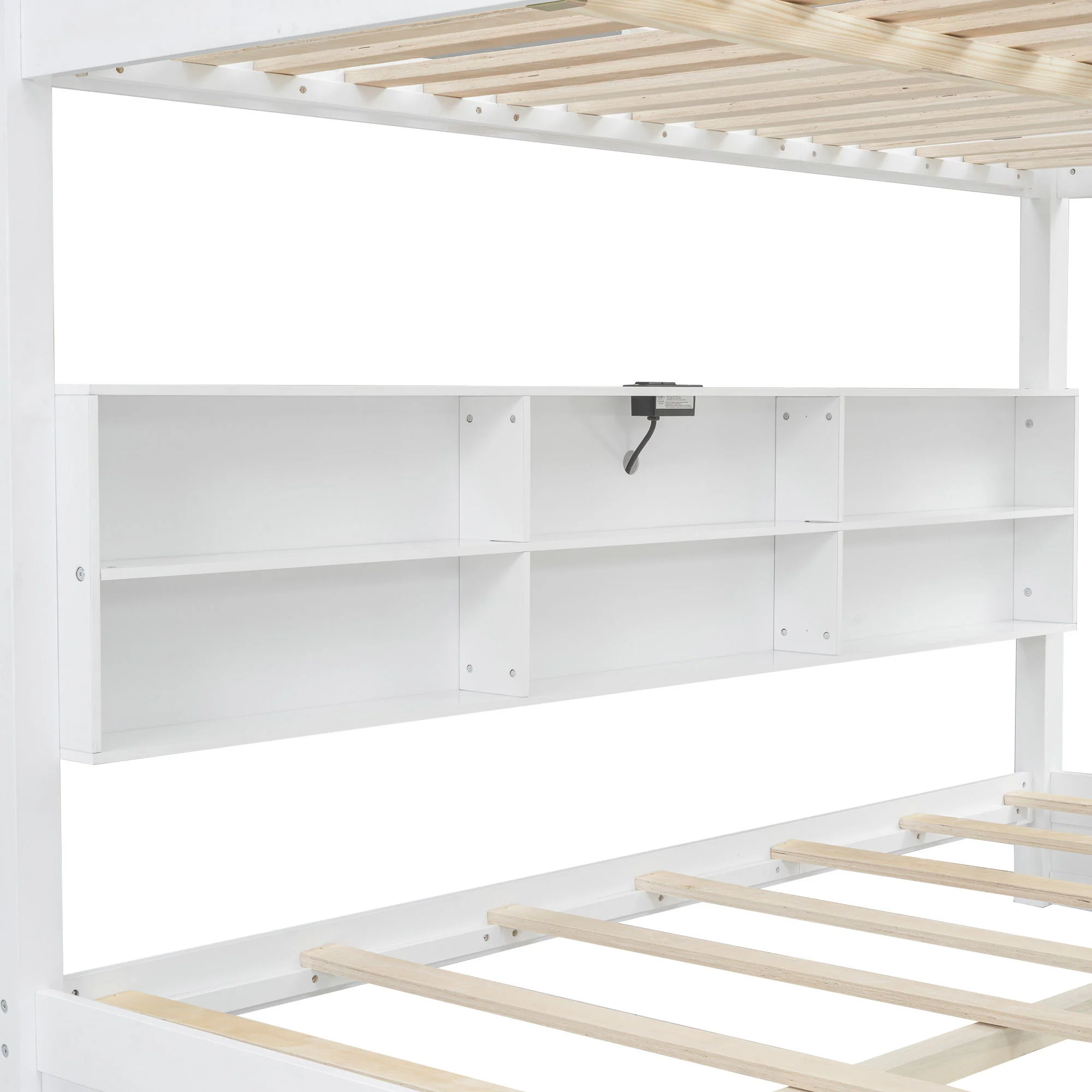 Bunk Bed With Storage Cabinets And USB Ports - Image 18