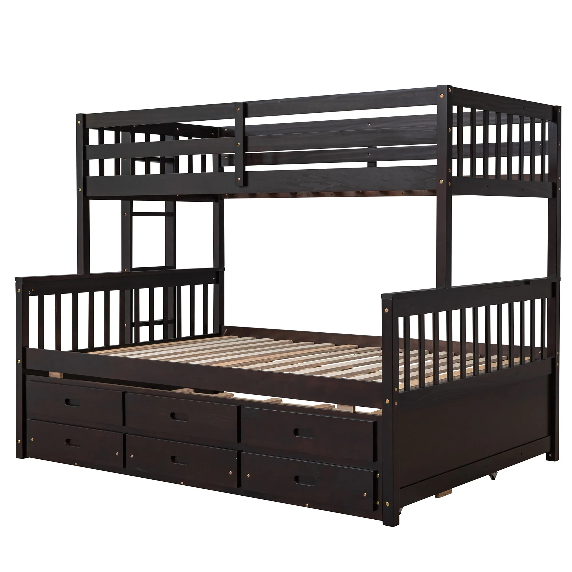 Bunk Bed With Twin Size Trundle And Drawers - Image 23
