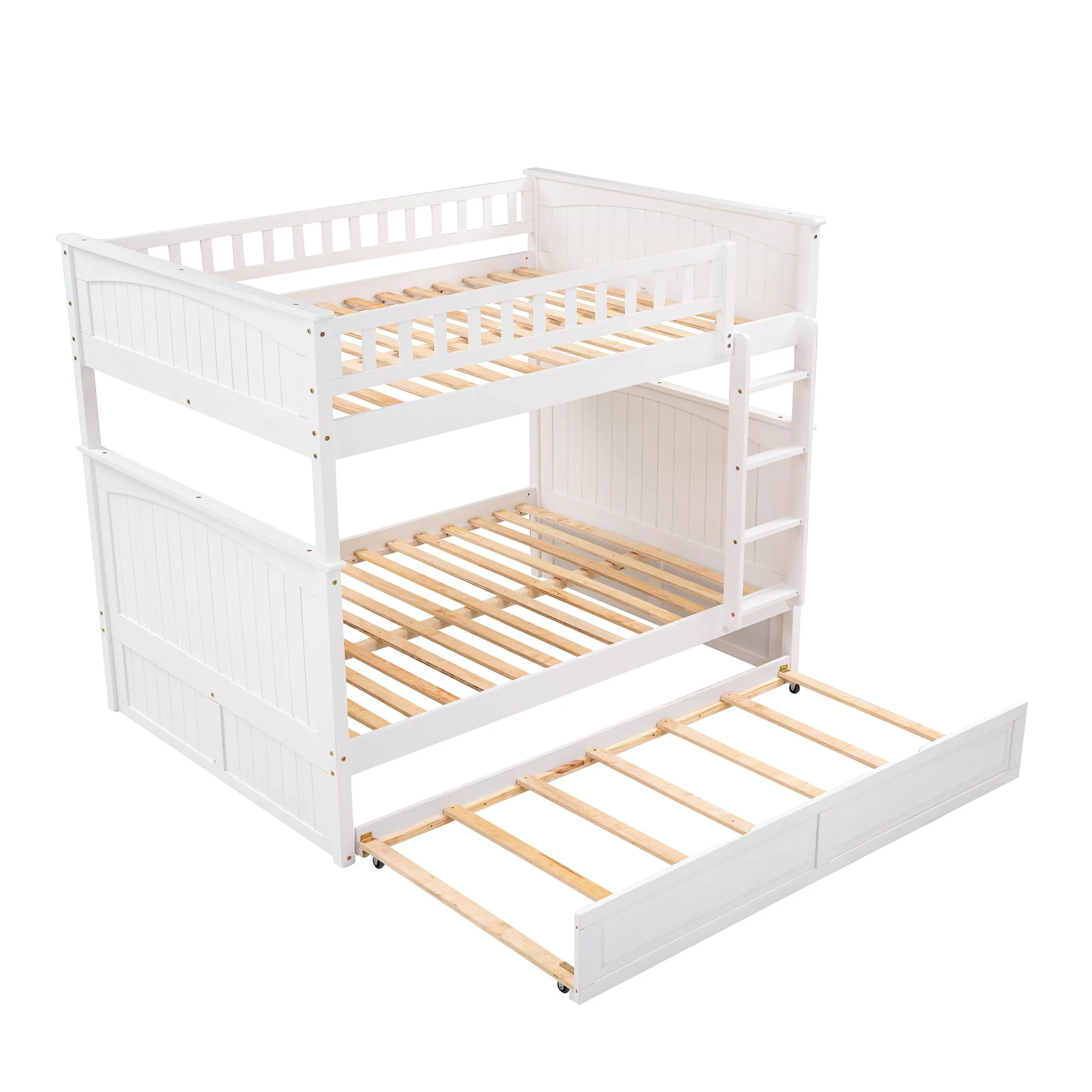 Bunk Bed With Twin Size Trundle, Guardrails - Image 18