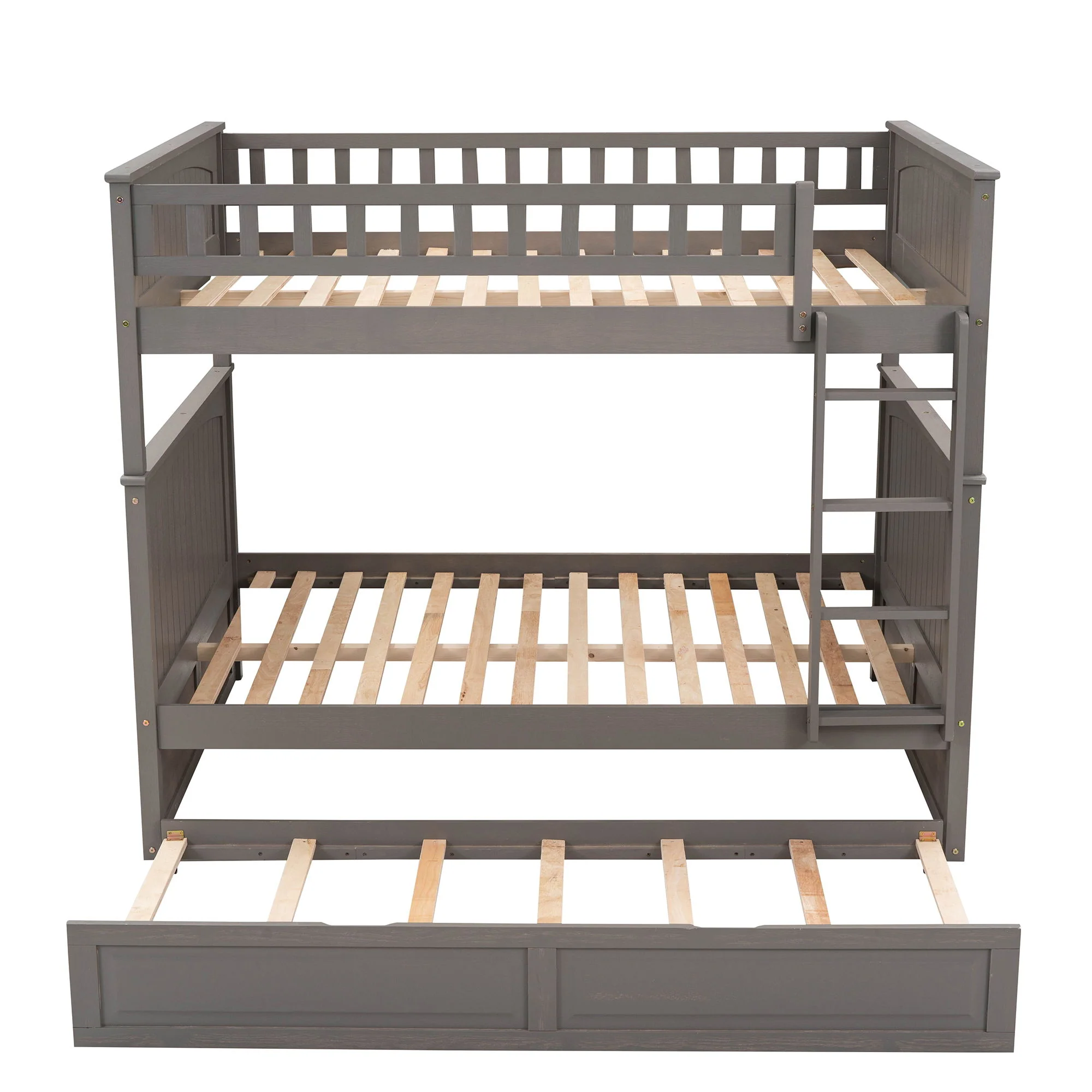 Bunk Bed With Twin Size Trundle, Guardrails - Image 6