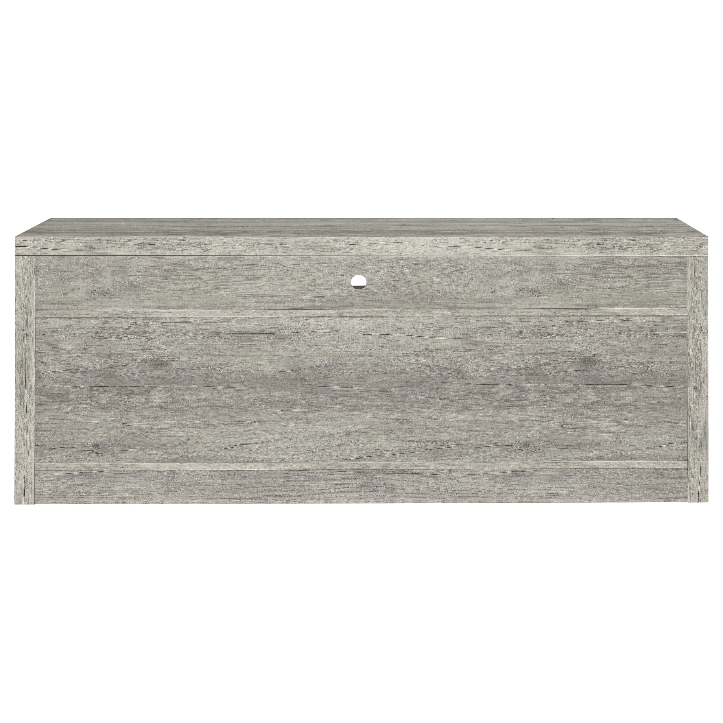 Burke 2-Drawer Grey Driftwood TV Stand - 59 Inch - Image 8