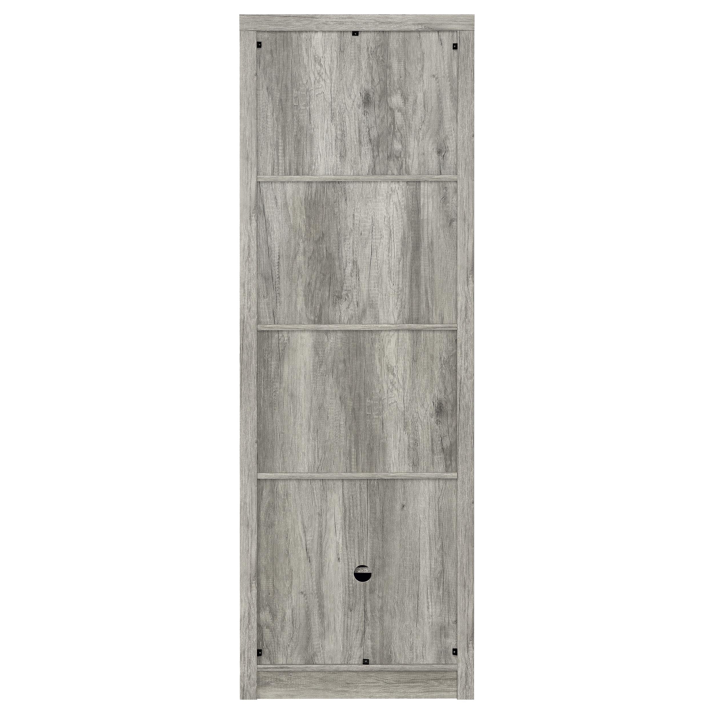 Burke 3-Piece 59-Inch TV Entertainment Center Grey Driftwood - Image 12