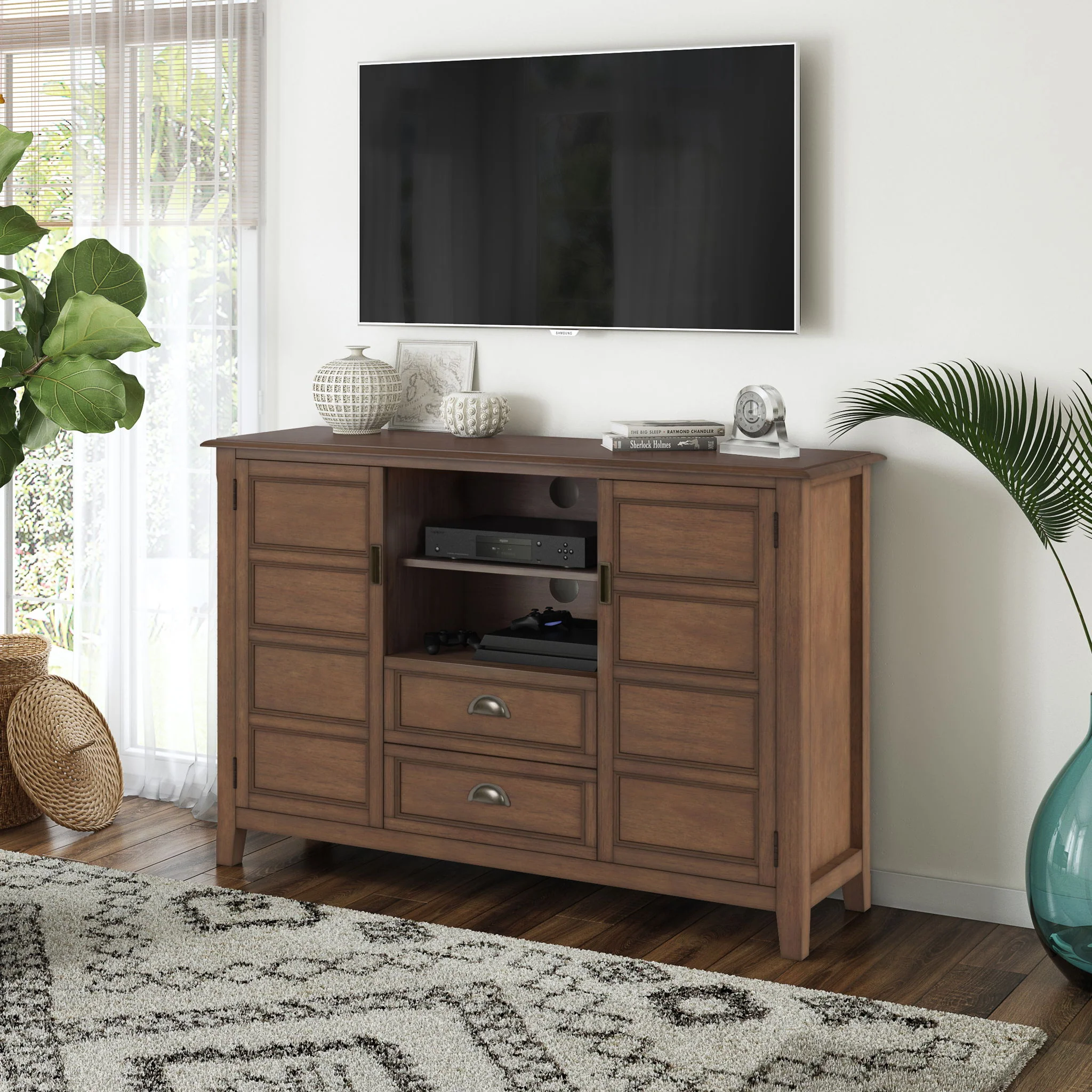 Burlington - Handcrafted Tall TV Media Stand - Image 12