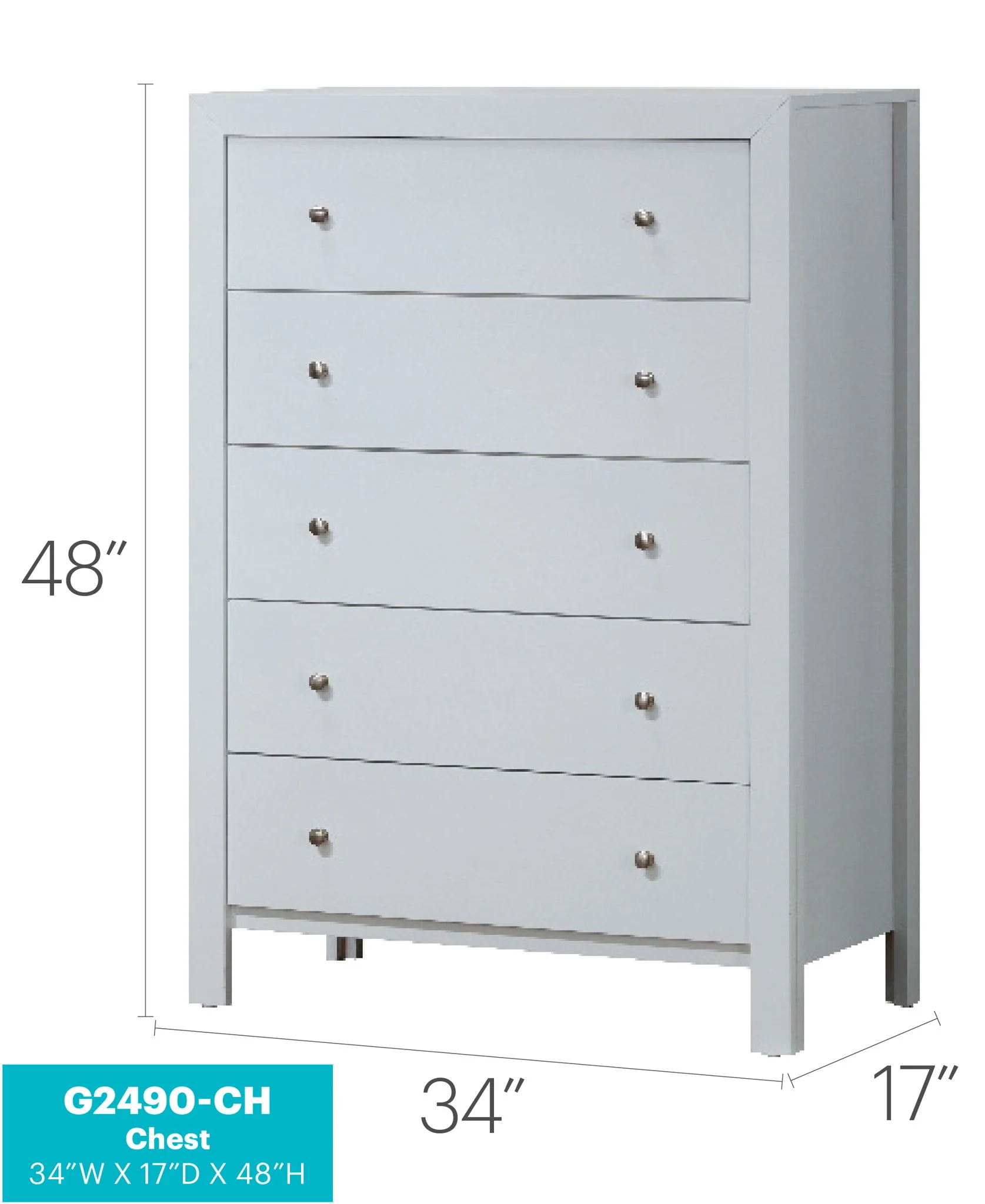 Burlington - Modern Elegant Transitional Storage Chest - Image 4