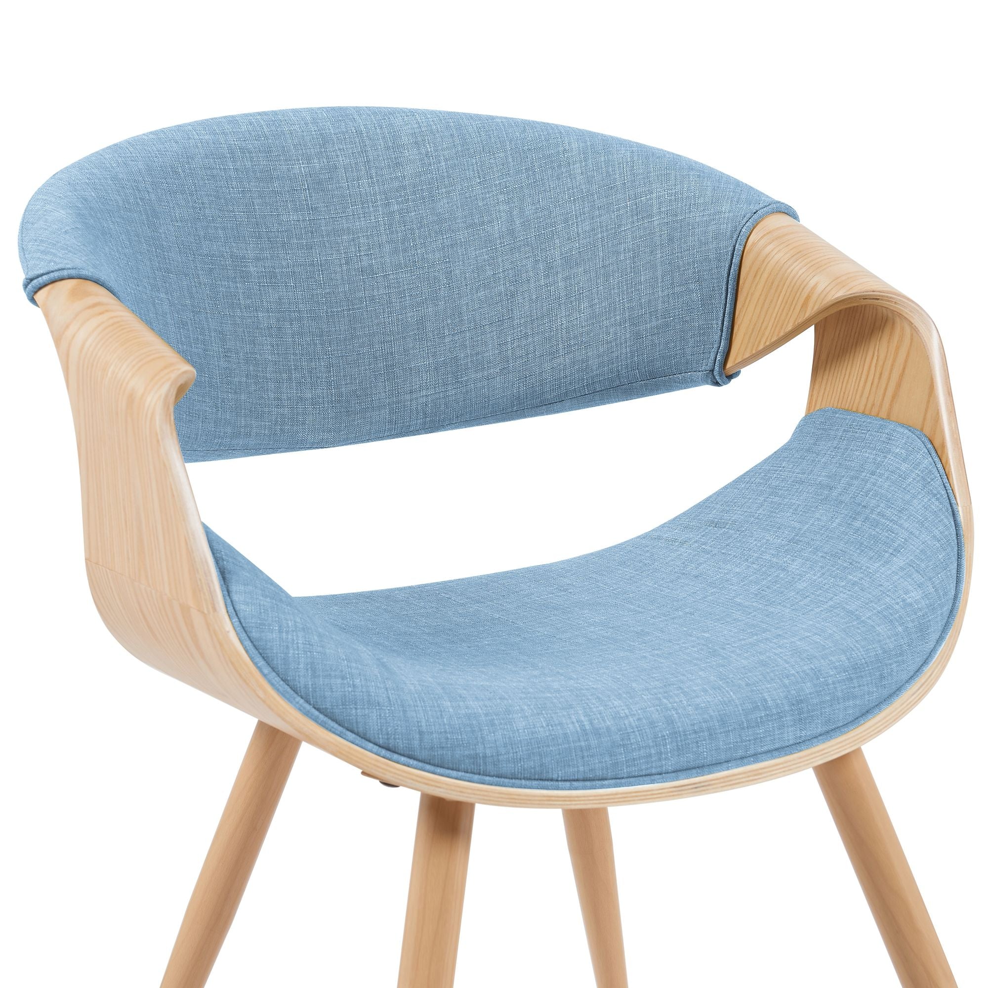 Butterfly - Upholstered Dining Chair - Brown Oak - Image 10