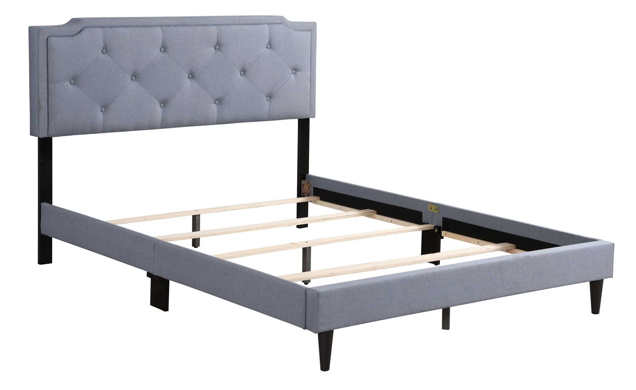 Button Tufted Bed Charming For Cozy Spaces - Image 46
