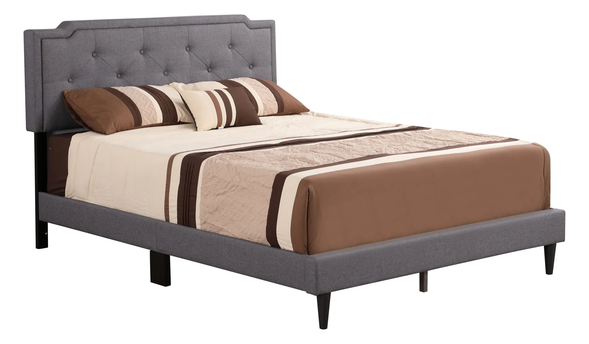 Button Tufted Bed Charming For Cozy Spaces - Image 76