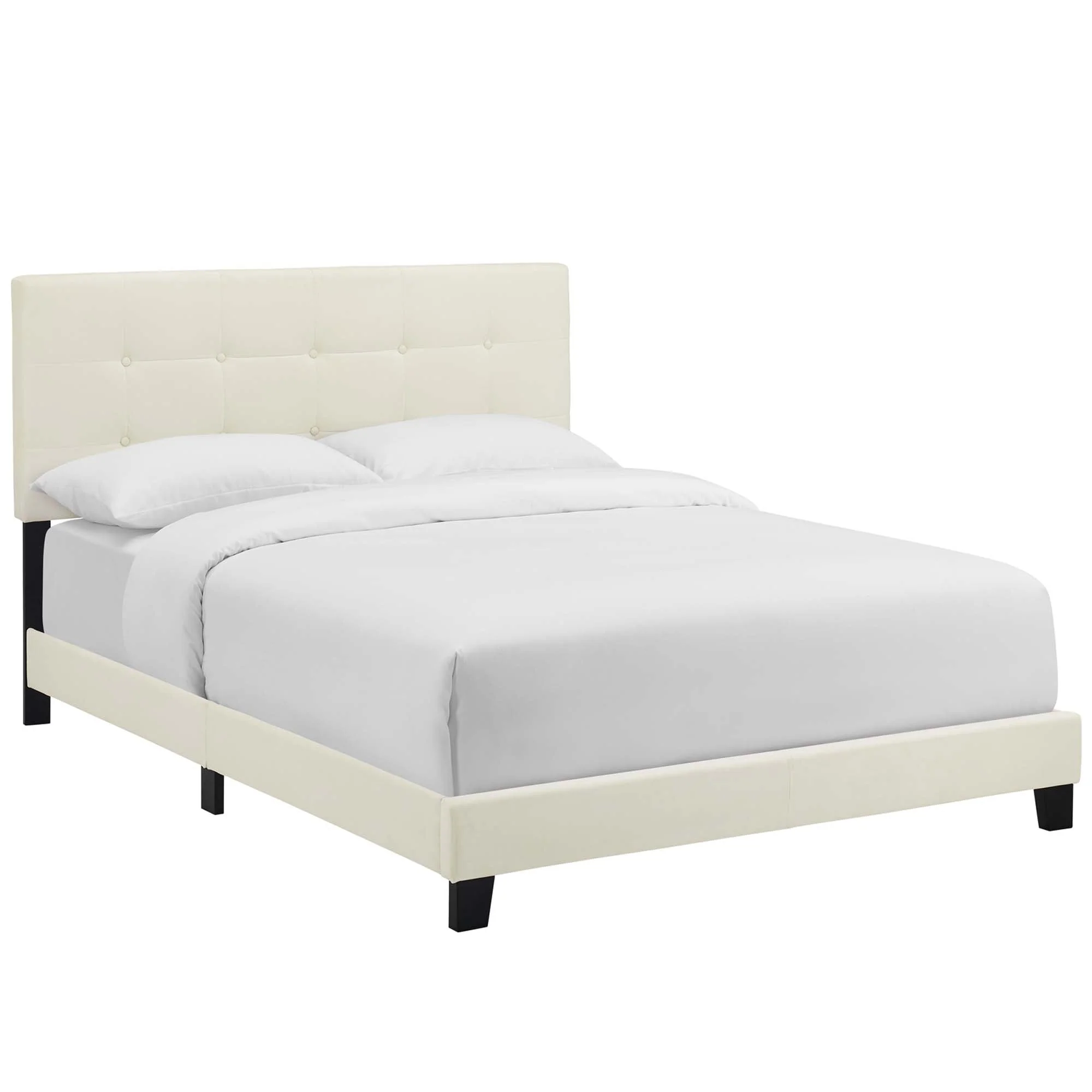 Button-Tufted Performance Velvet Bed Frame - Image 21