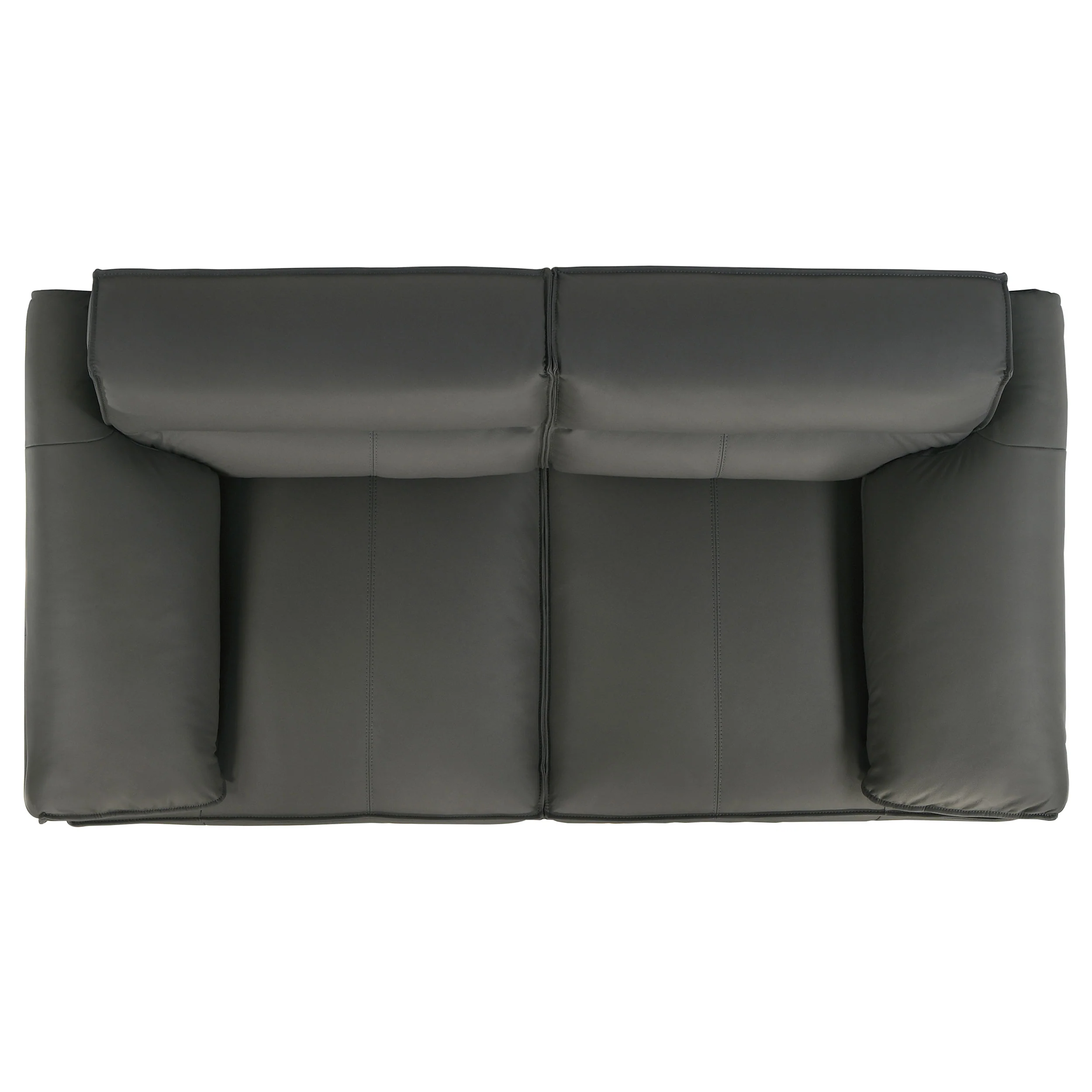 Buxton 2-Piece Leather Sofa Set in Graphite - Image 13