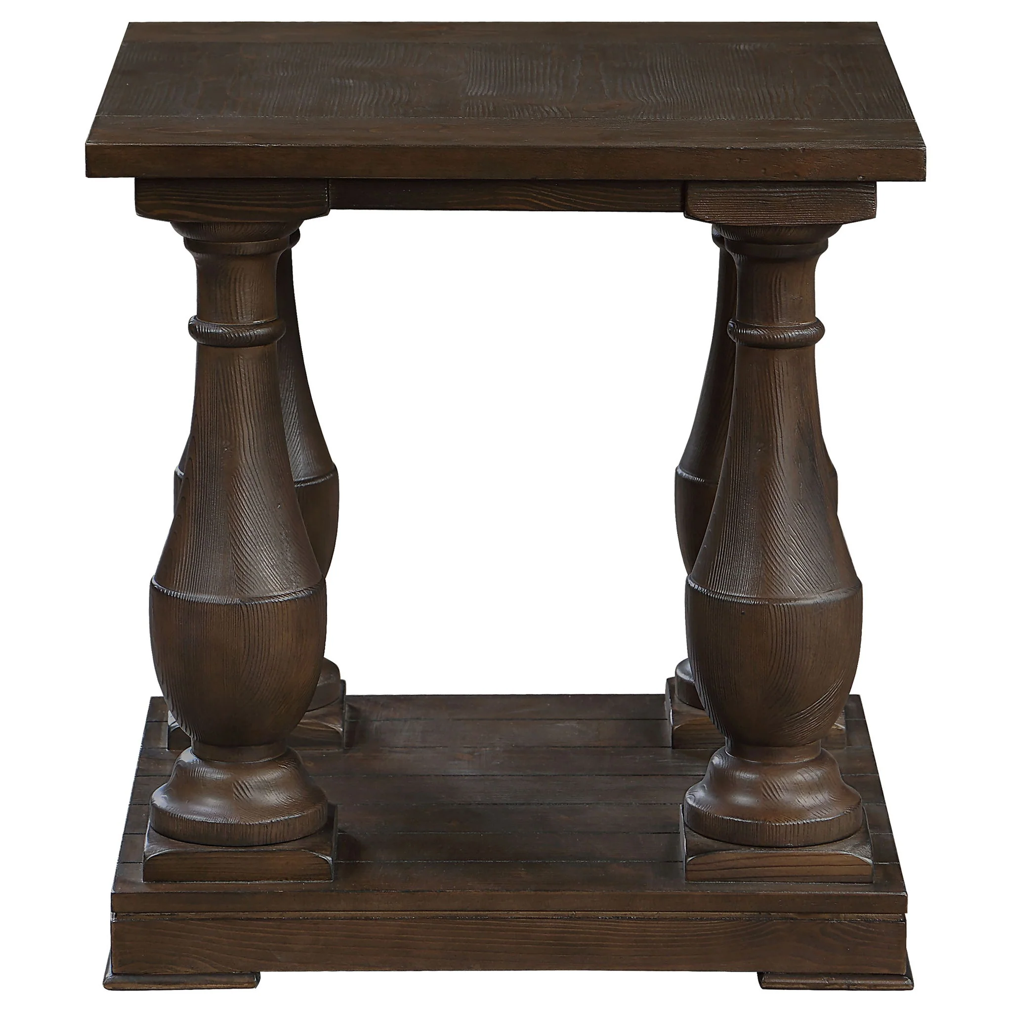 Byer - Rectangular Side End Table Coffee - Coffee - Image 3